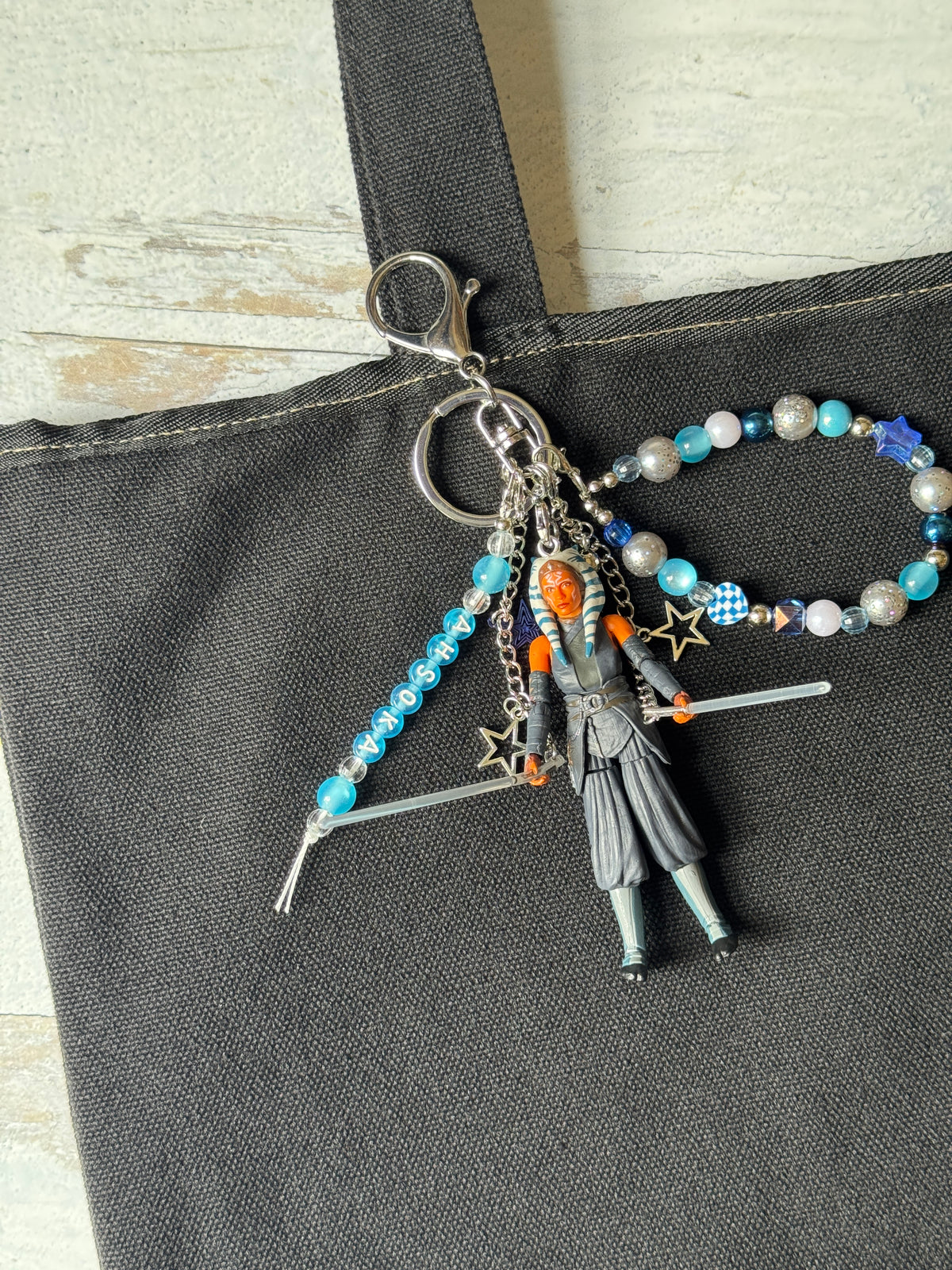 Ahsoka-Inspired Bag Charm