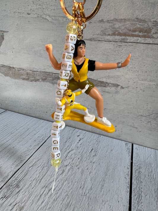 Yellow Ranger Bag Charm 03