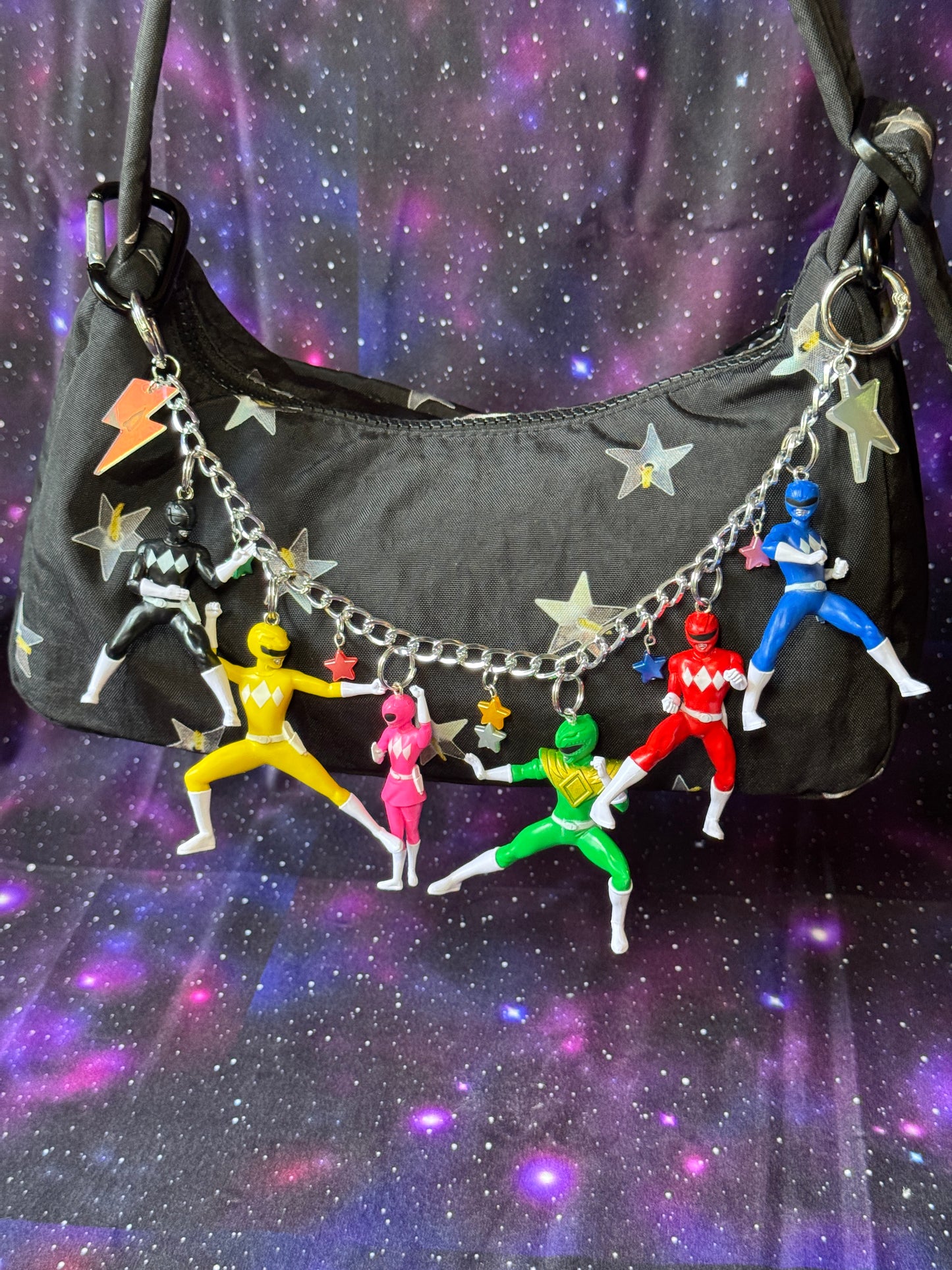 Power Rangers Inspired Bag Chain