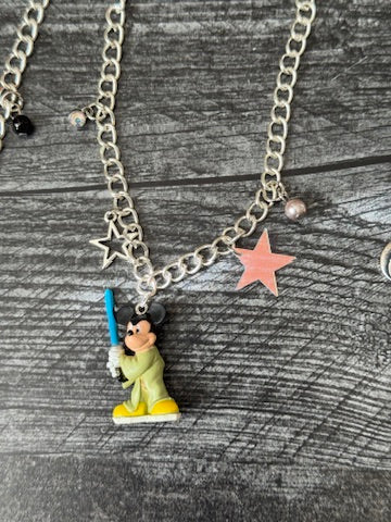 Jedi Mickey Charm Necklace No. 1