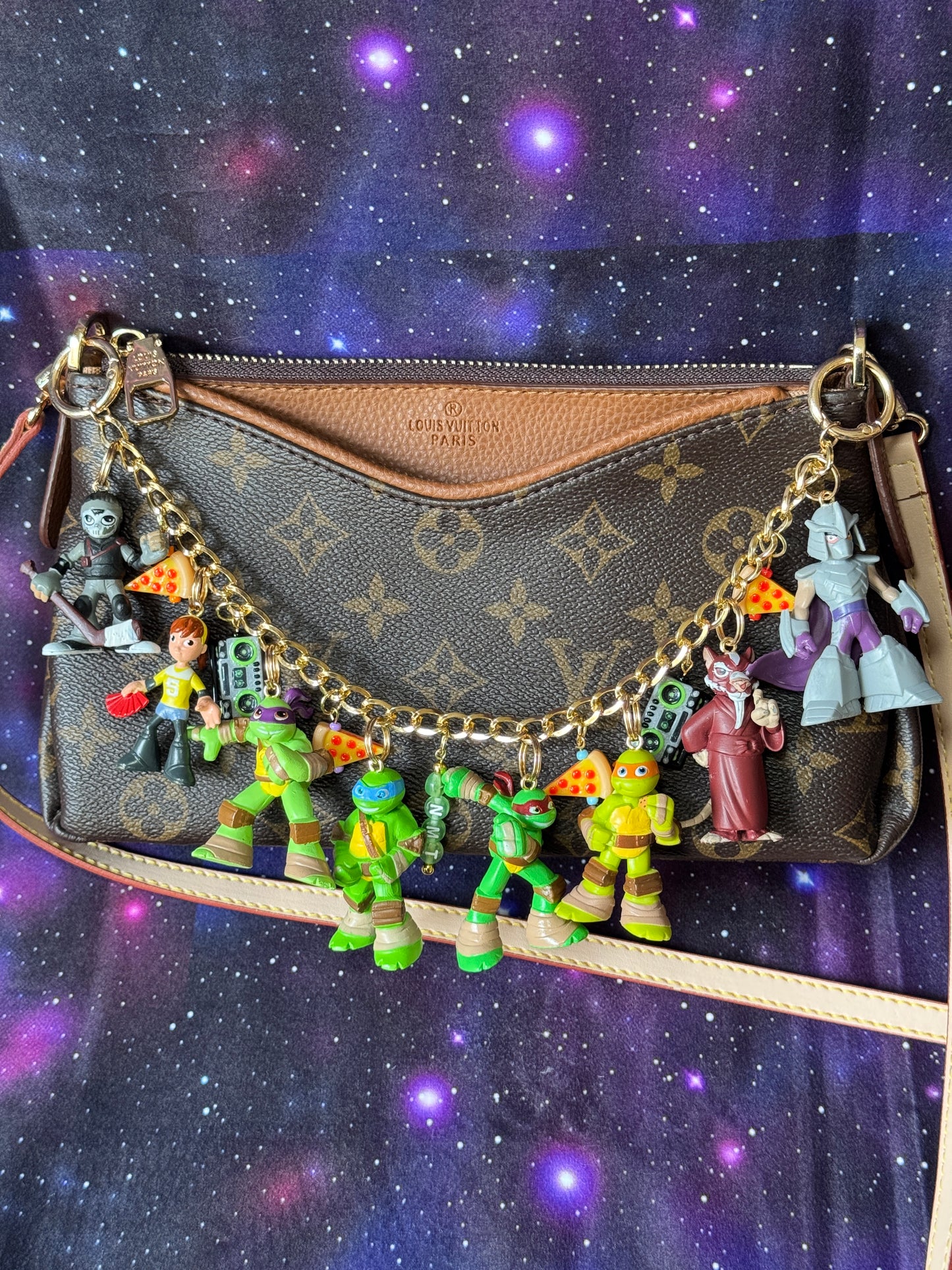 TNMT Inspired Bag Chain
