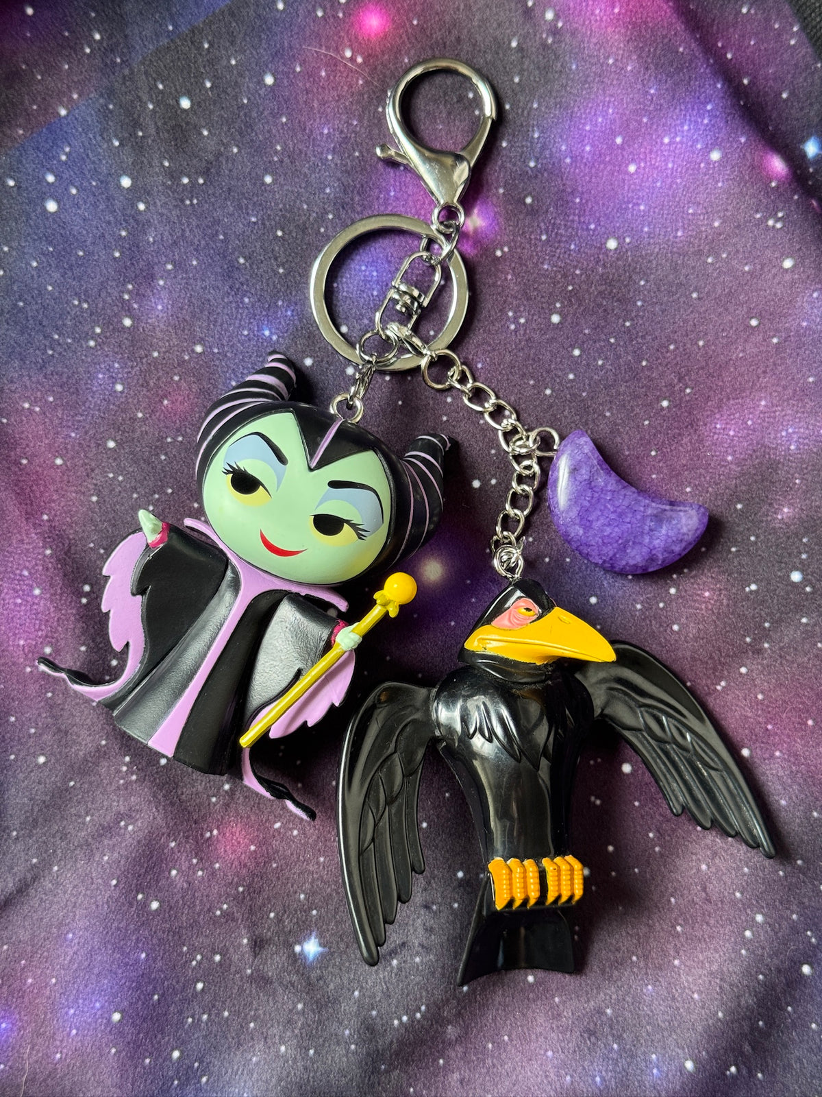 Maleficent and Diablo Bag Charm