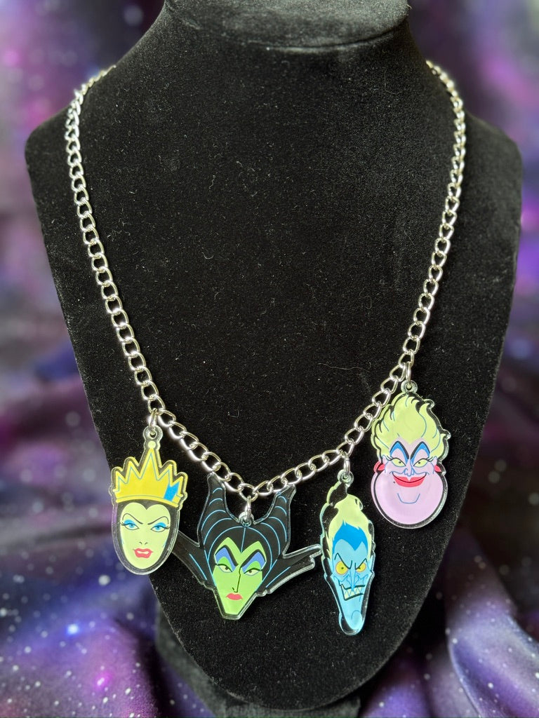 A Few Villains Charm Necklace