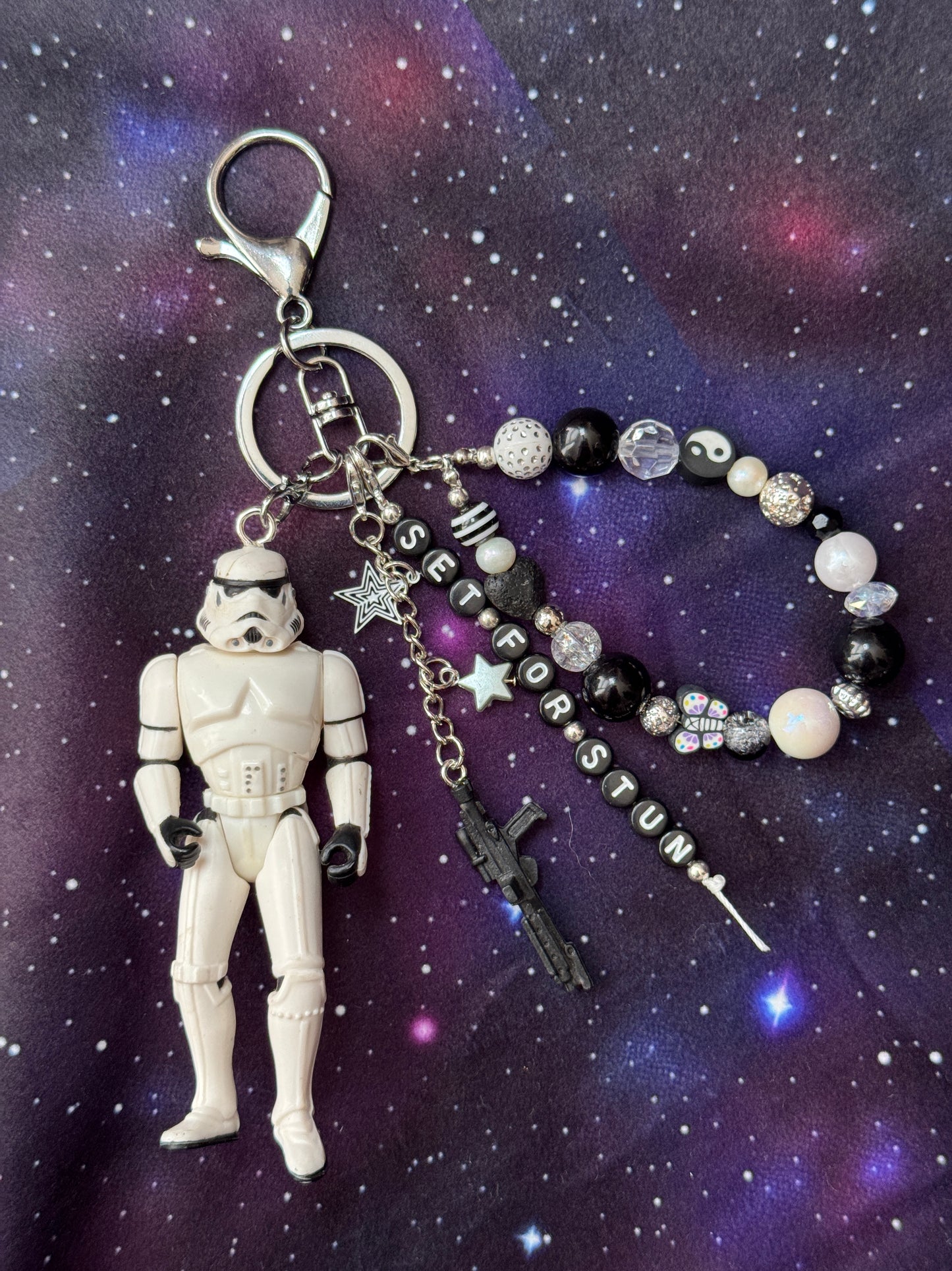 Stormtrooper-Inspired Bag Charm