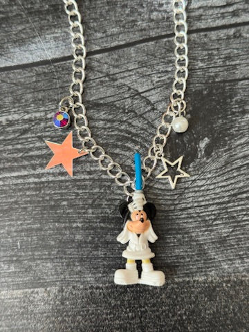 Jedi Mickey Charm Necklace No. 3
