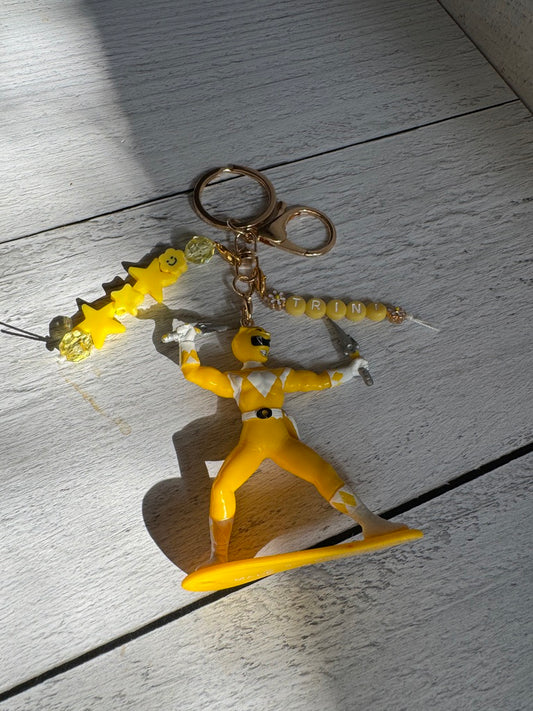 Yellow Ranger Bag Charm 01