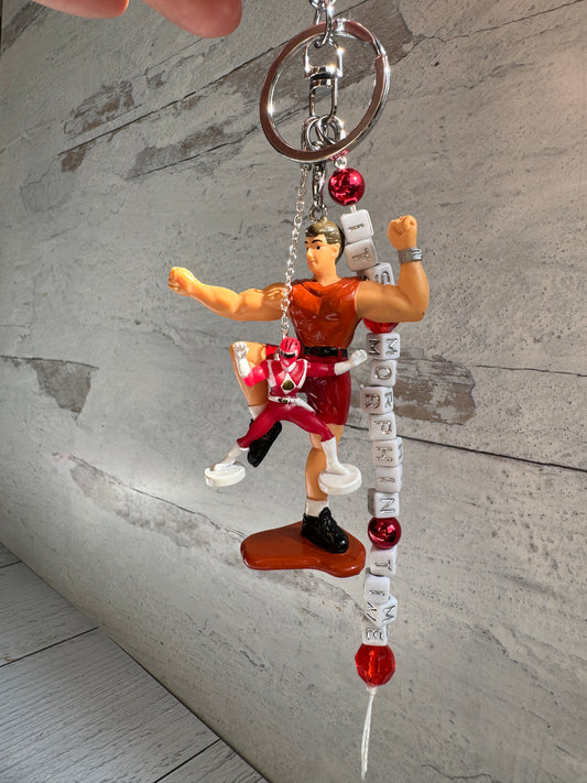 Red Ranger Bag Charm 01