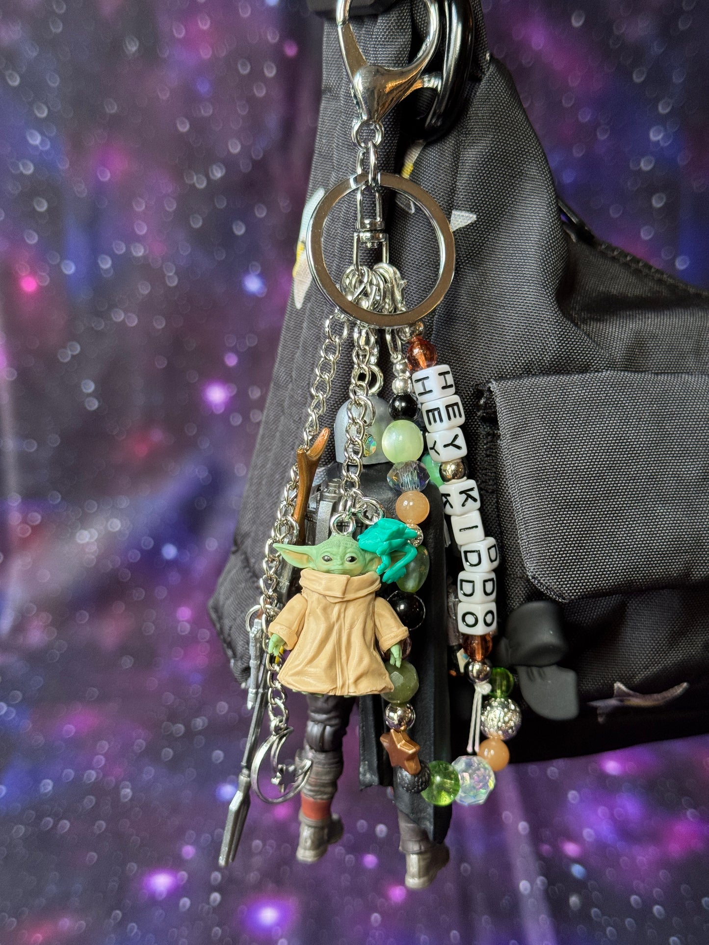 Mandalorian & Grogu Inspired Bag Charm