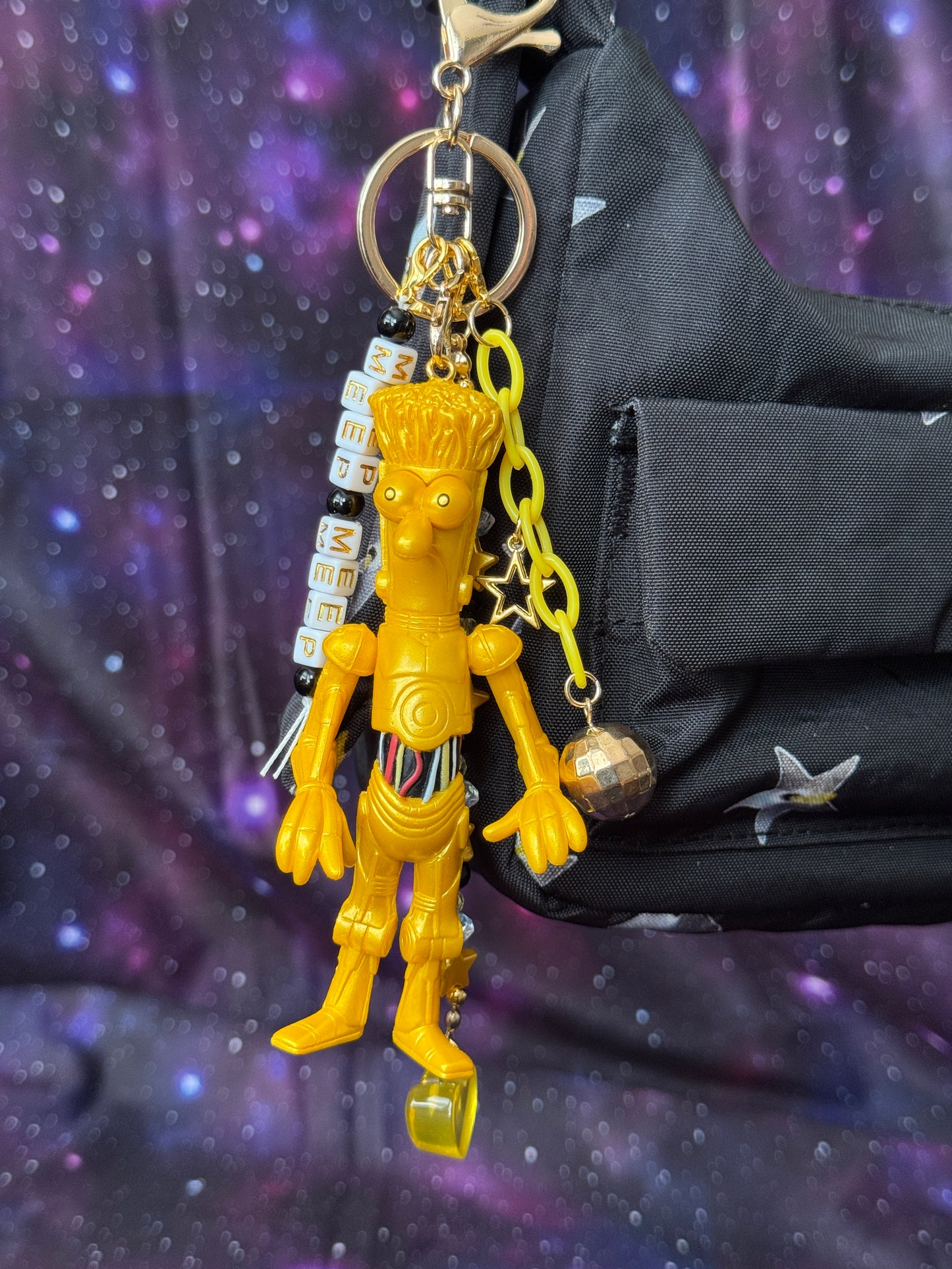 C-Beaker-P0 Bag Charm