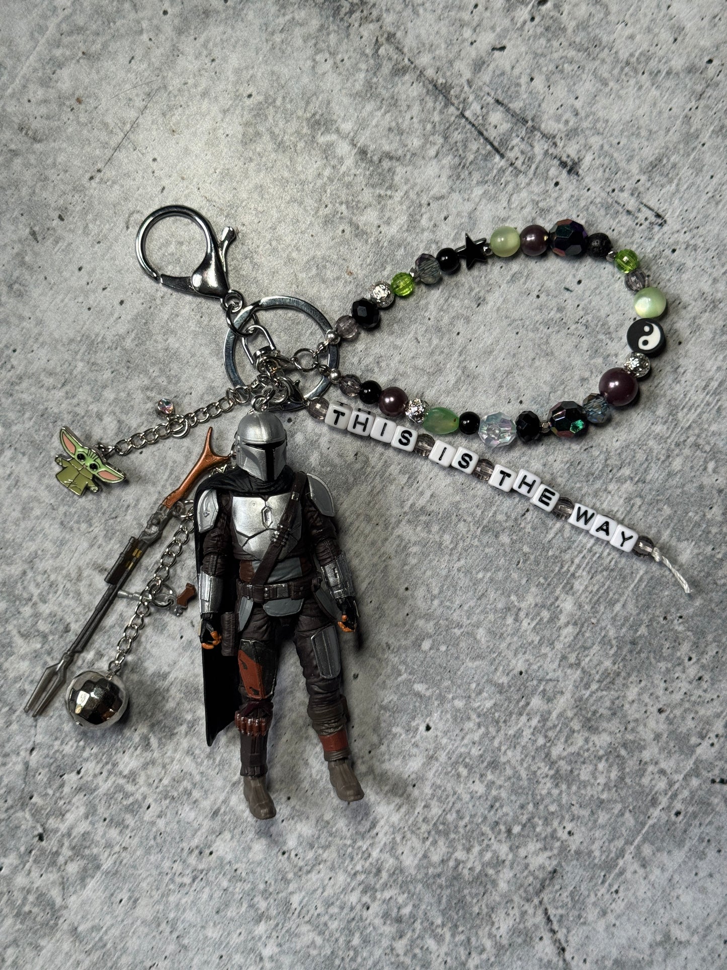 Mandalorian Inspired Bag Charm