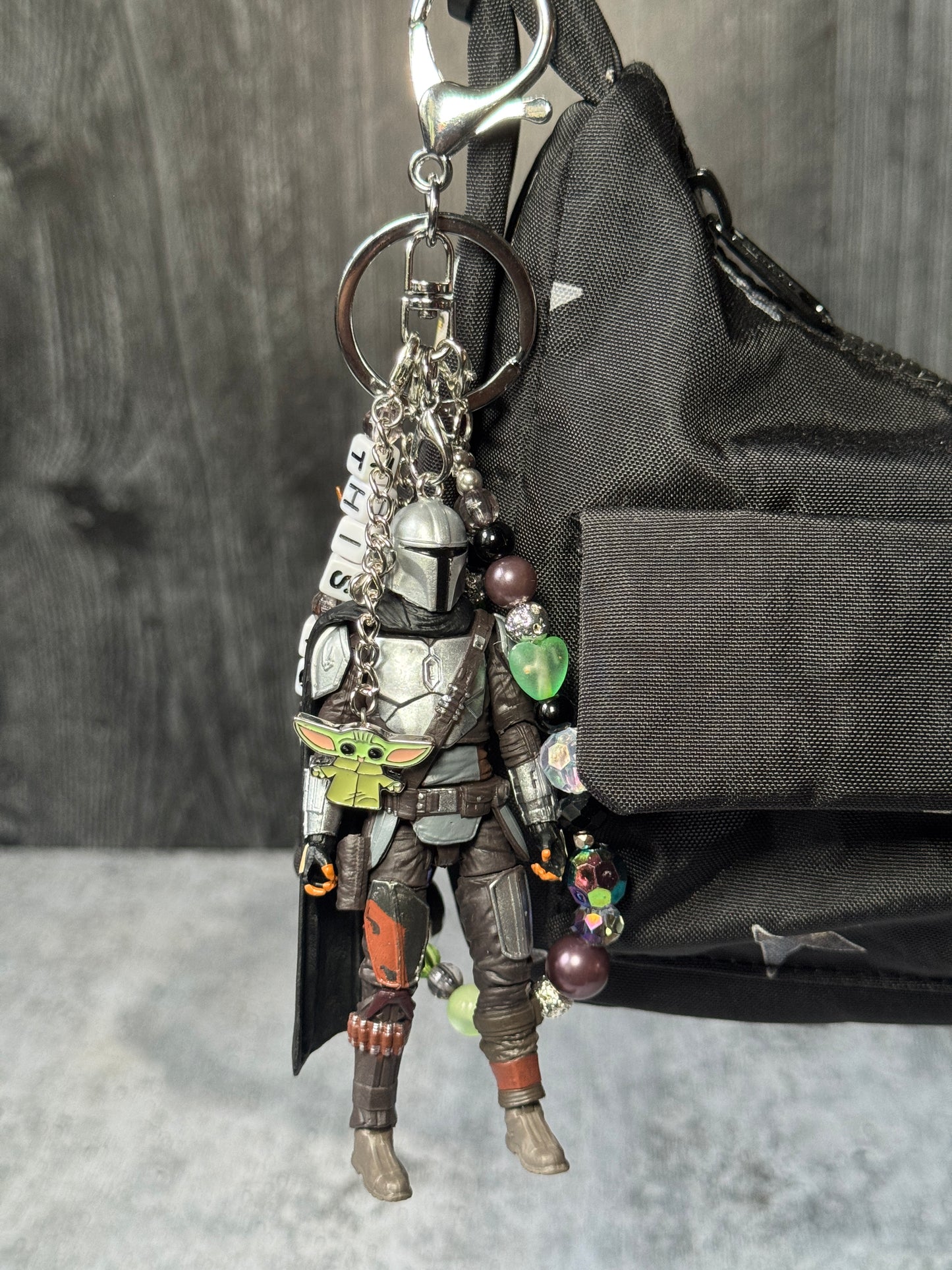 Mandalorian Inspired Bag Charm
