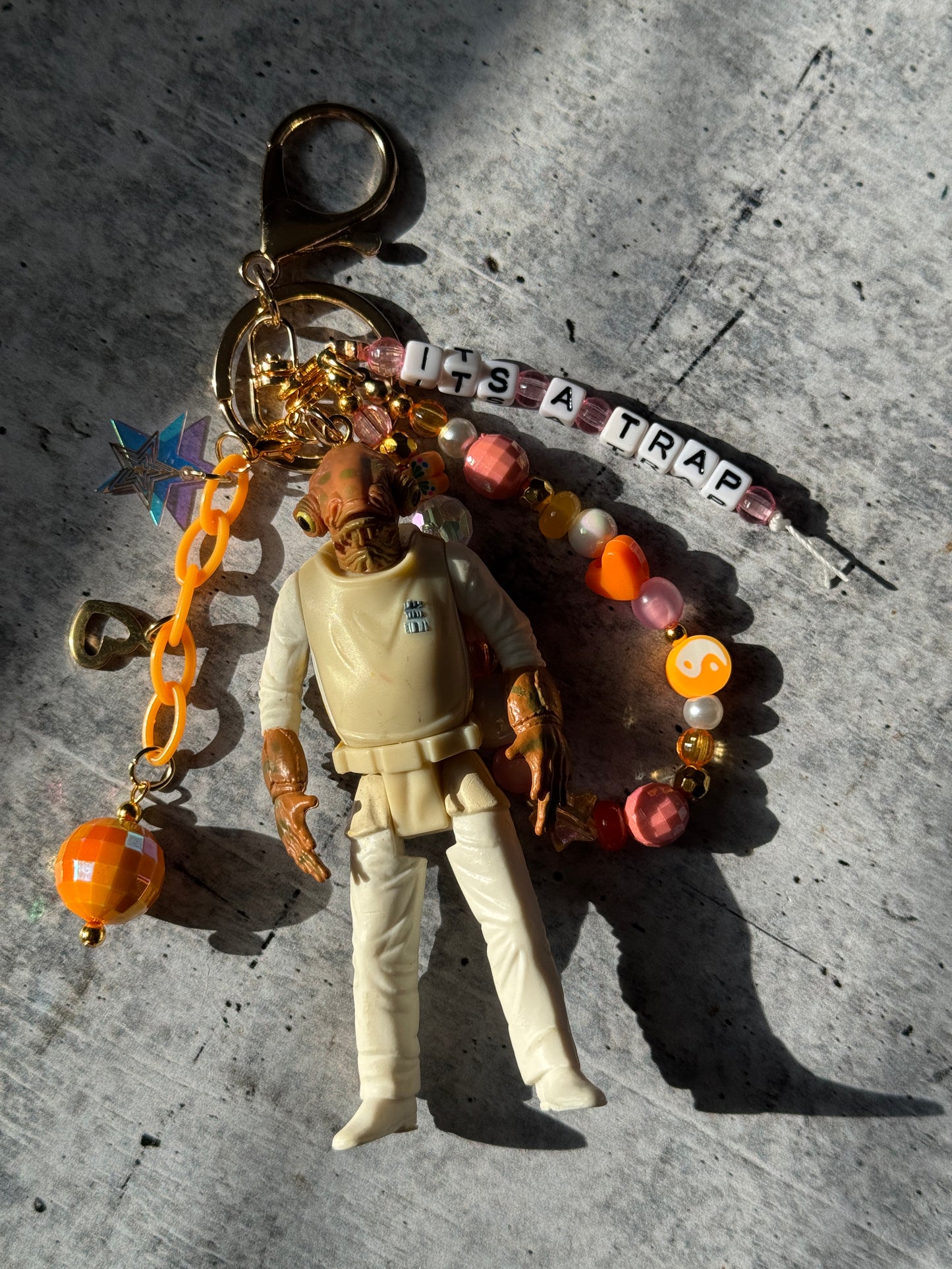 Admiral Ackbar Inspired Bag Charm