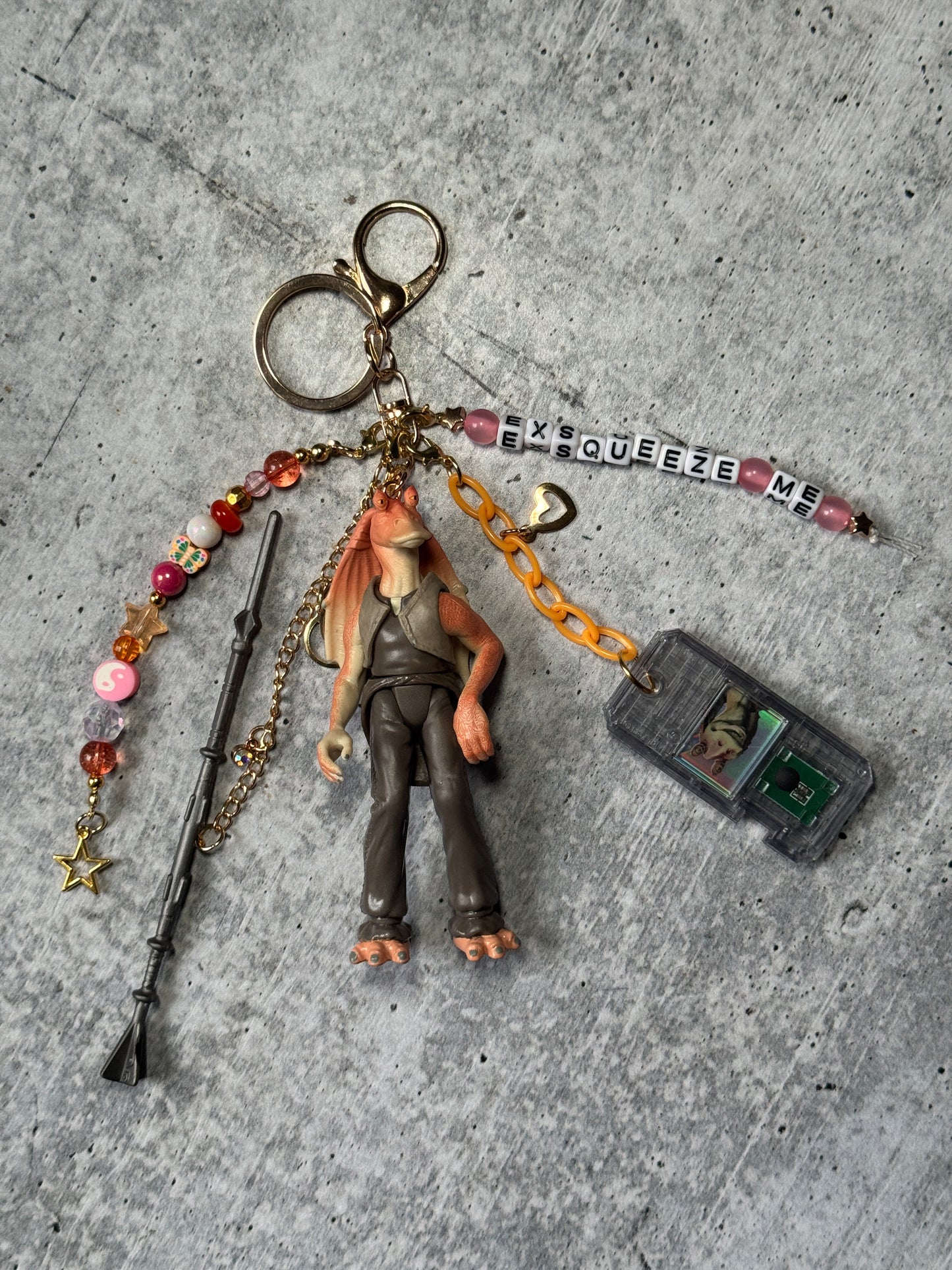 Jar Jar Inspired Bag Charm