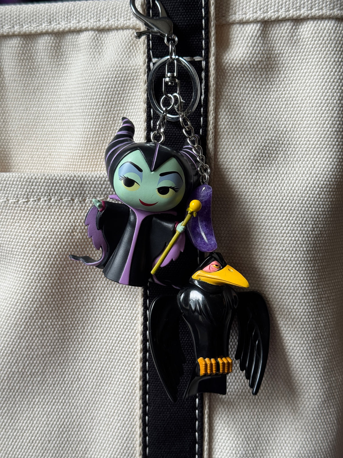 Maleficent and Diablo Bag Charm
