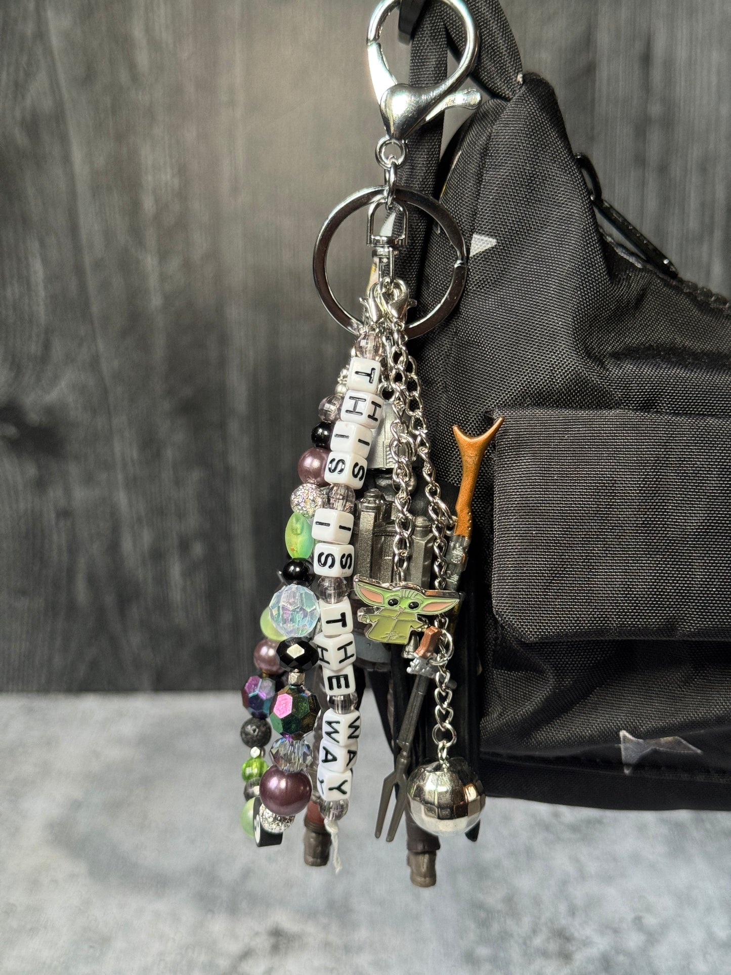 Mandalorian Inspired Bag Charm