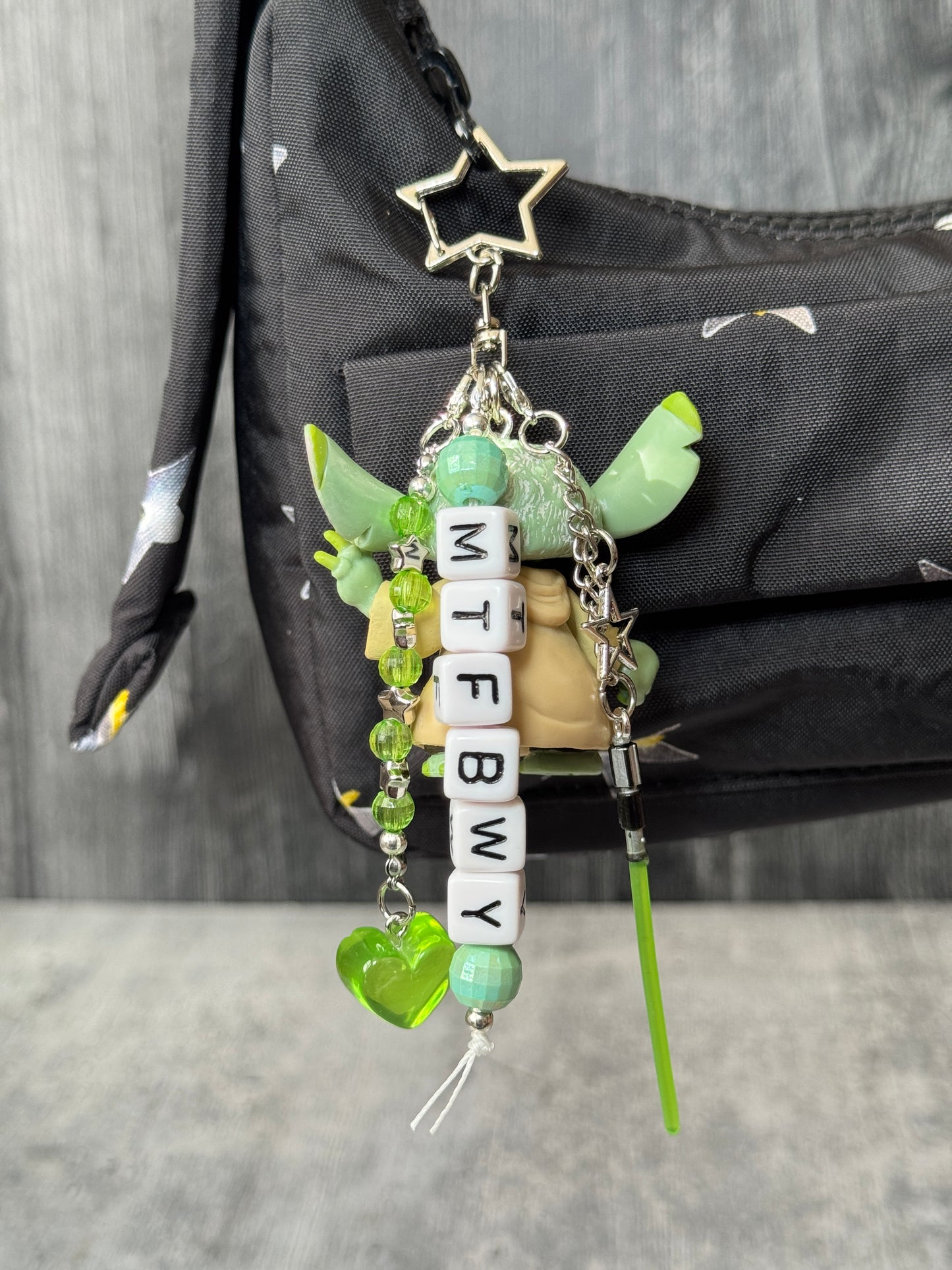 Yoda Stitch Bag Charm