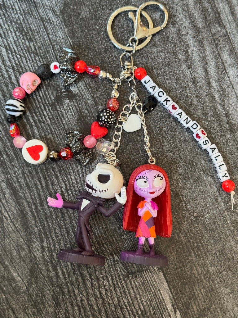 Nightmare Before Valentine's Bag Charm