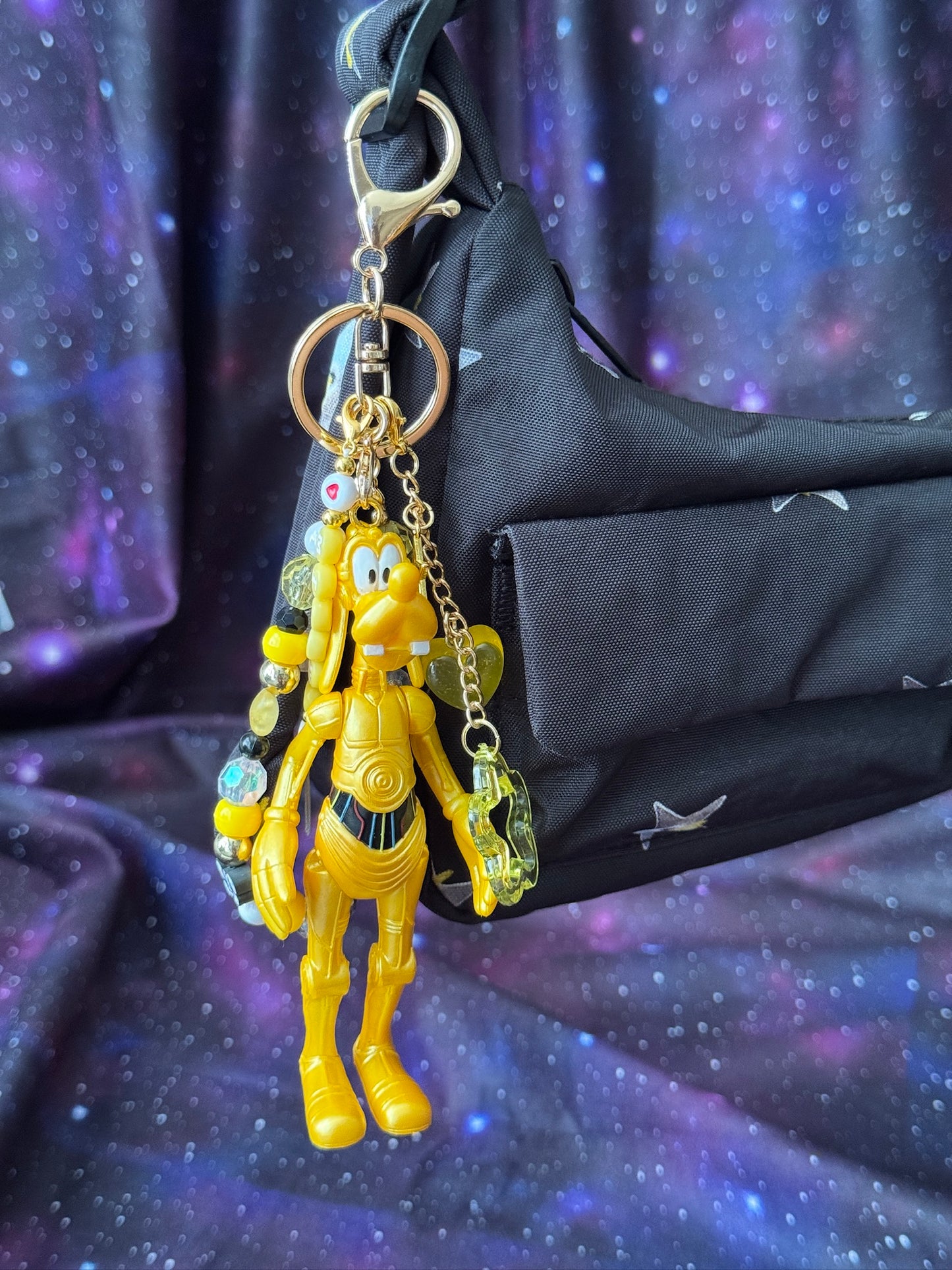Goofy as C3PO Bag Charm