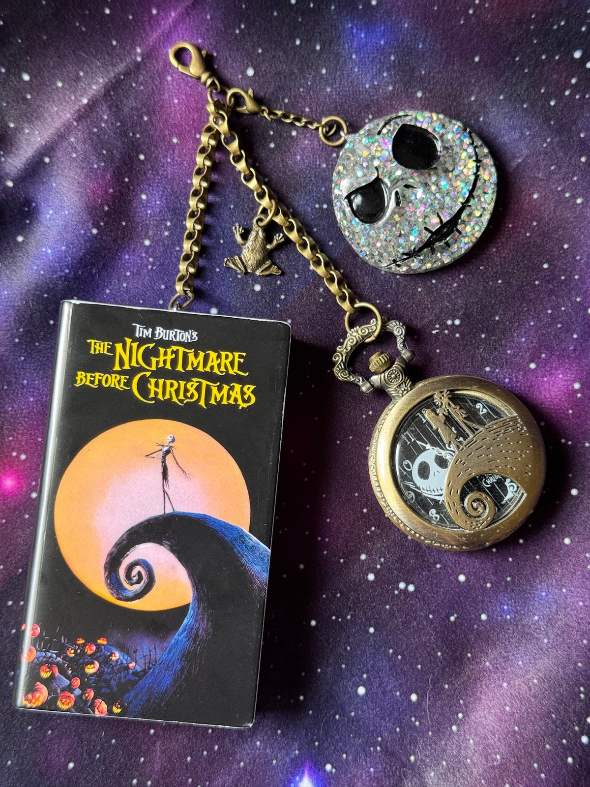 Skeleton Jack Inspired Bag Charm
