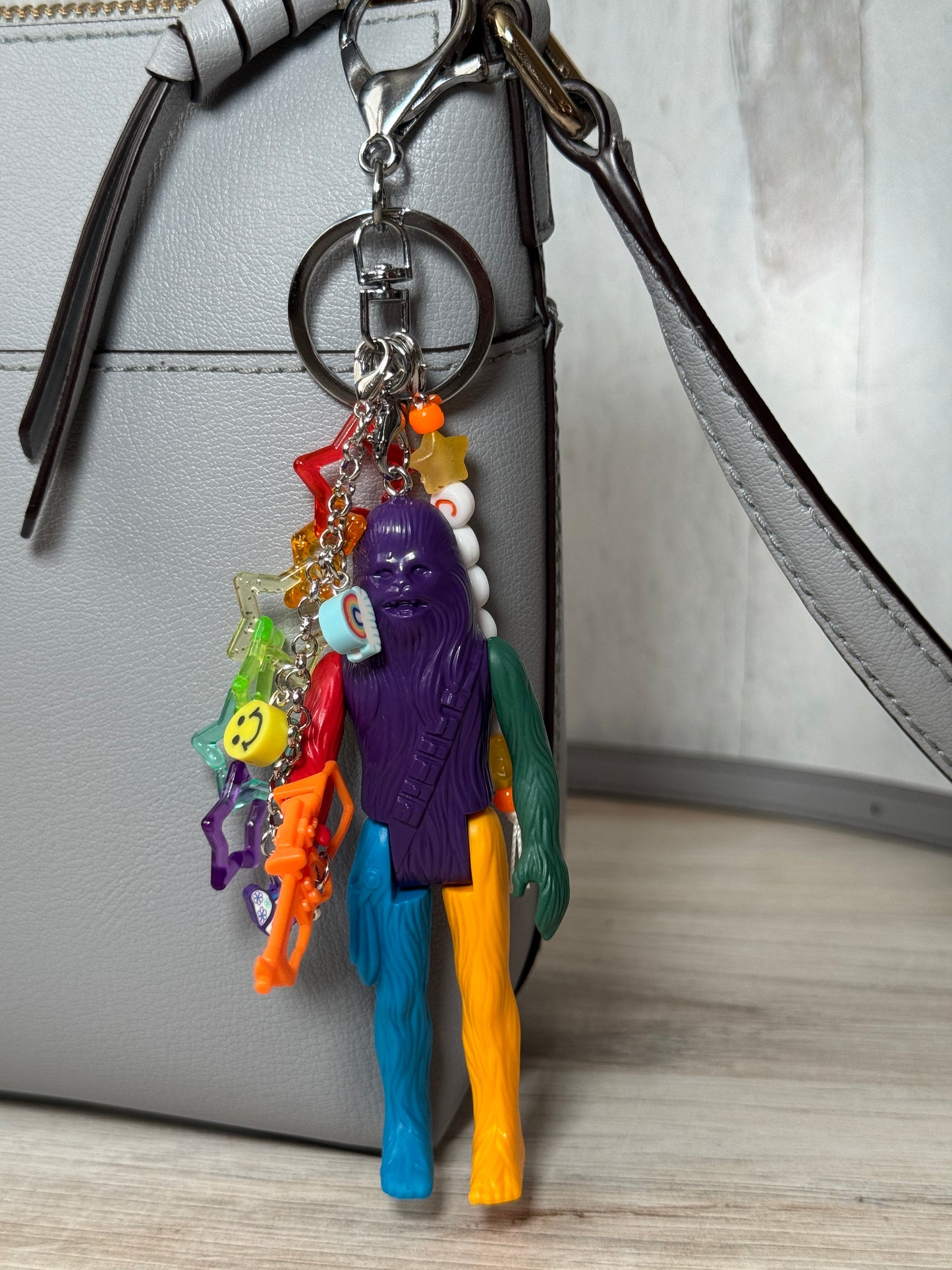 Rainbow Chewbacca Bag Charm