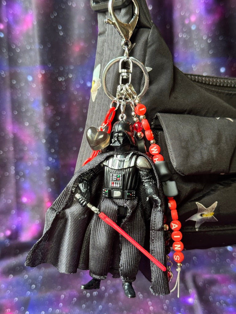 Vader Inspired Bag Charm