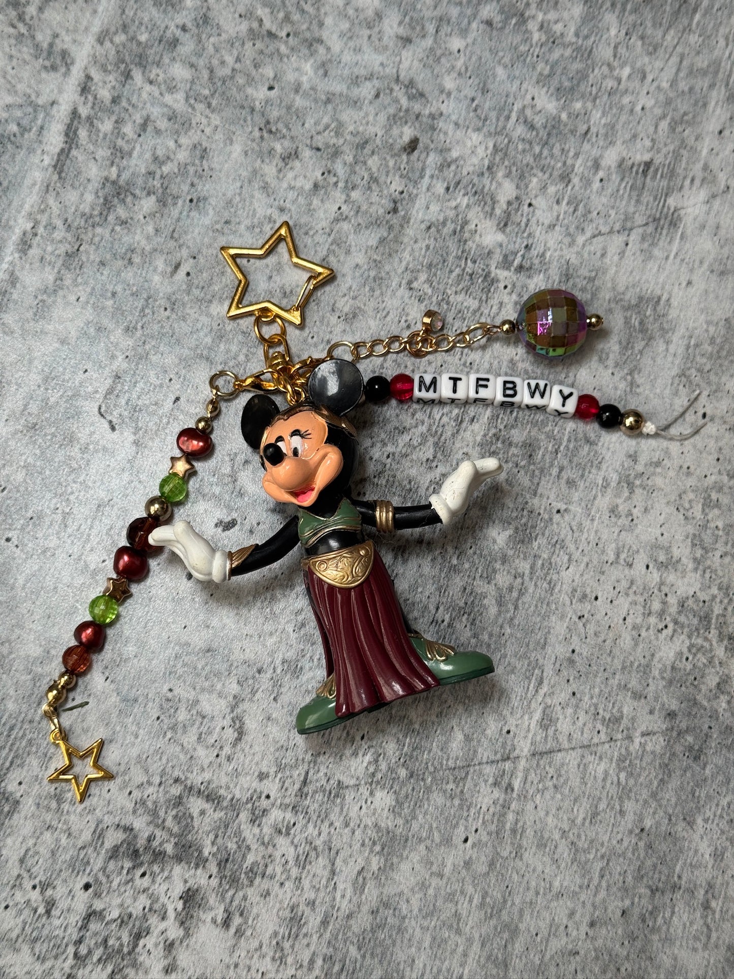 Minnie as Jabba's Palace Leia Bag Charm