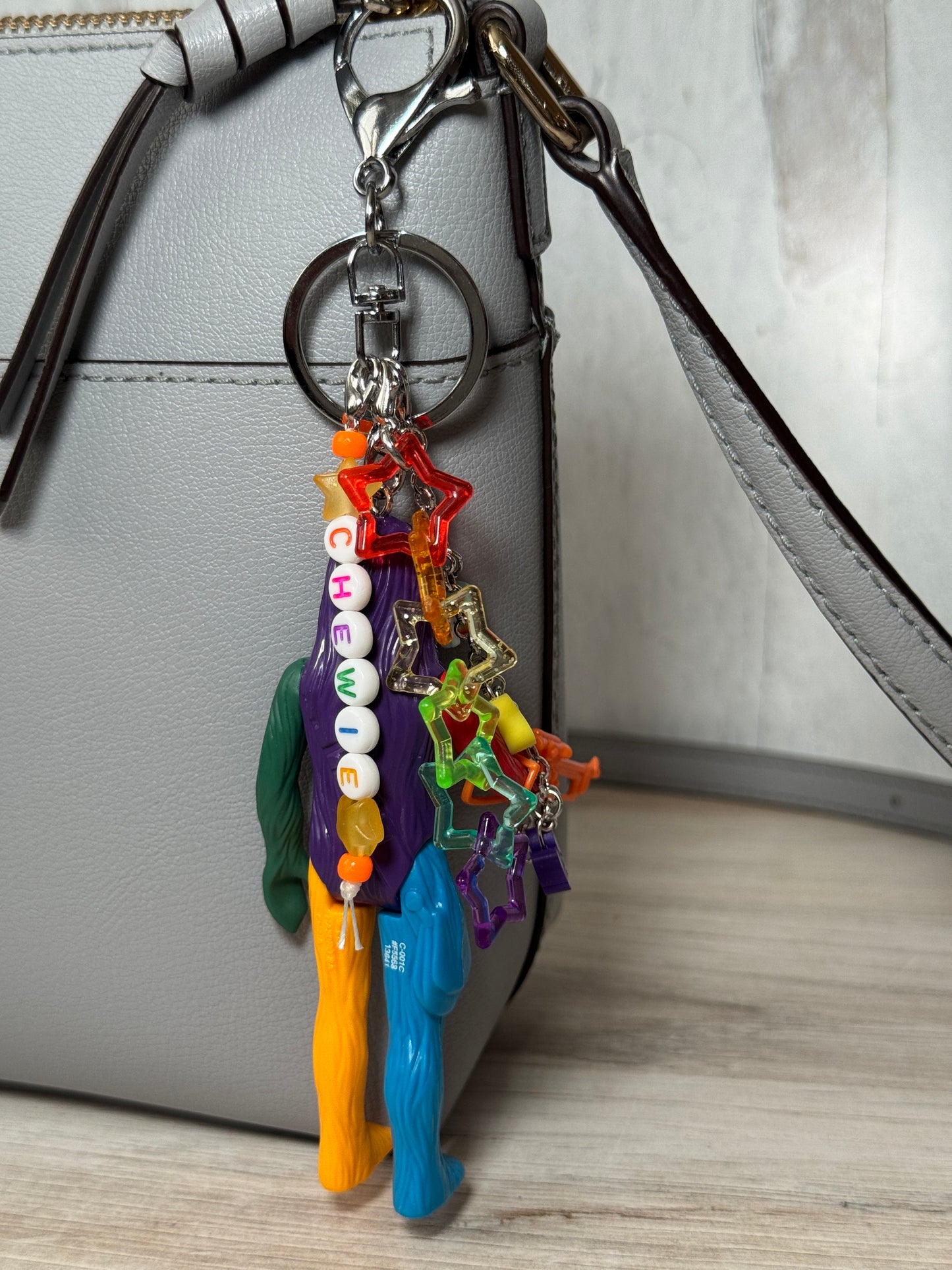 Rainbow Chewbacca Bag Charm