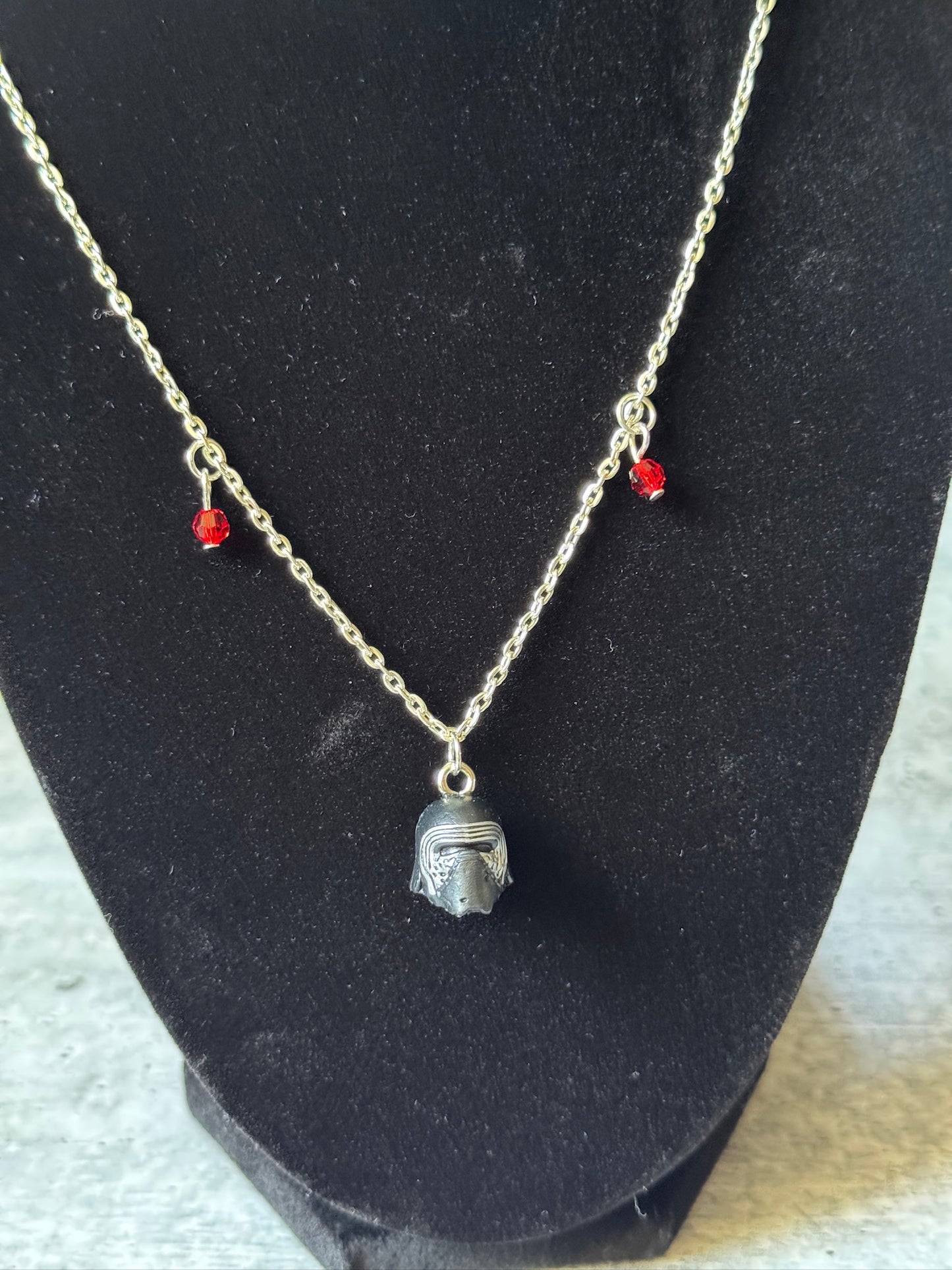 Kylo Ren Inspired Earrings & Necklace Set