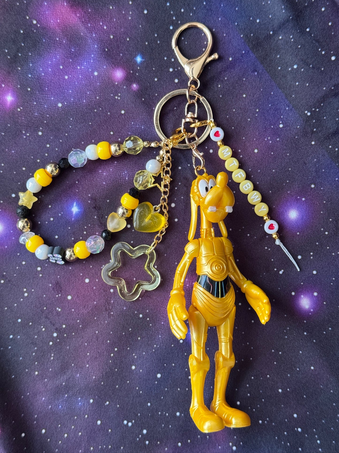 Goofy as C3PO Bag Charm