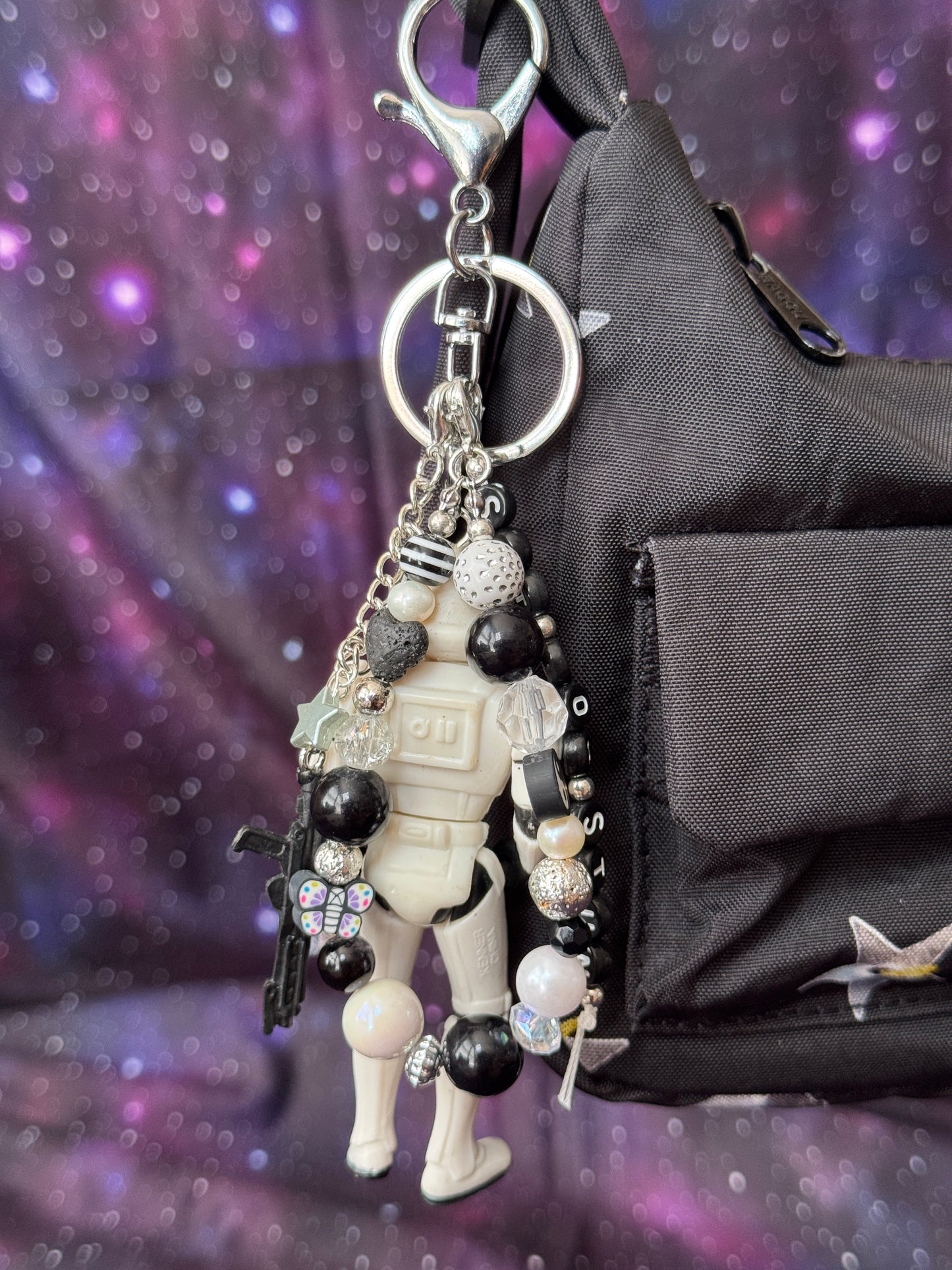 Stormtrooper-Inspired Bag Charm