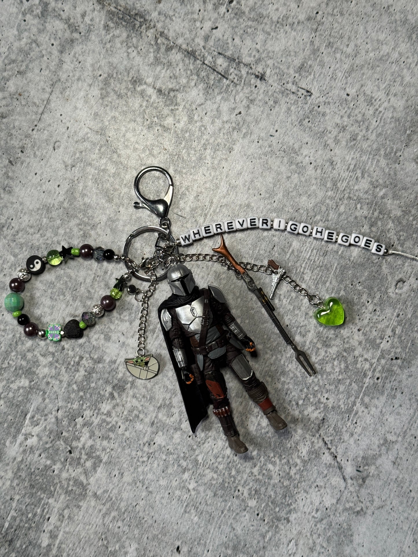 Mandalorian Inspired Bag Charm 2