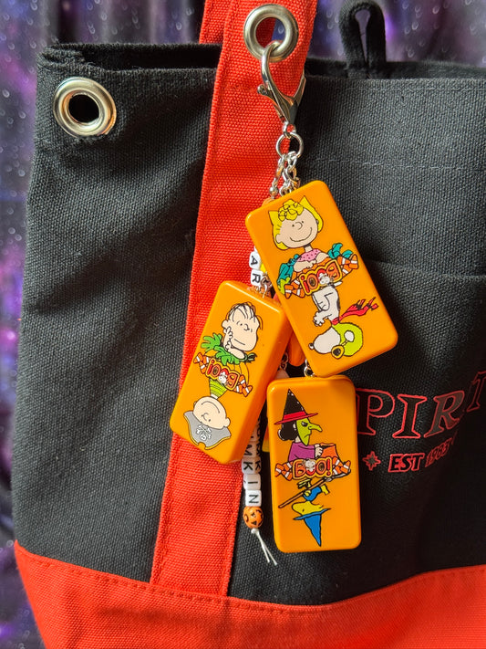 Great Pumpkin Dominoes Bag Charm #1