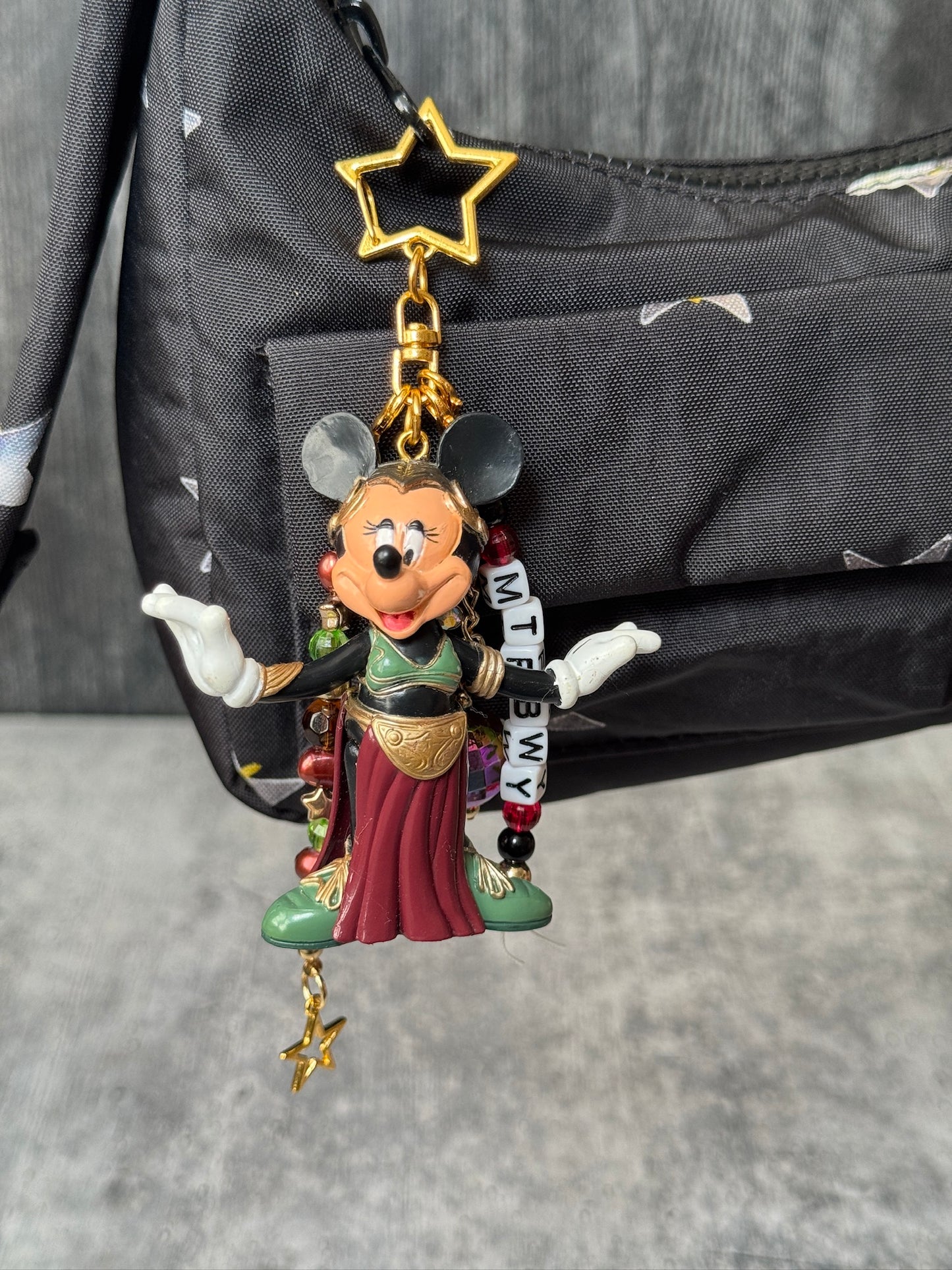 Minnie as Jabba's Palace Leia Bag Charm