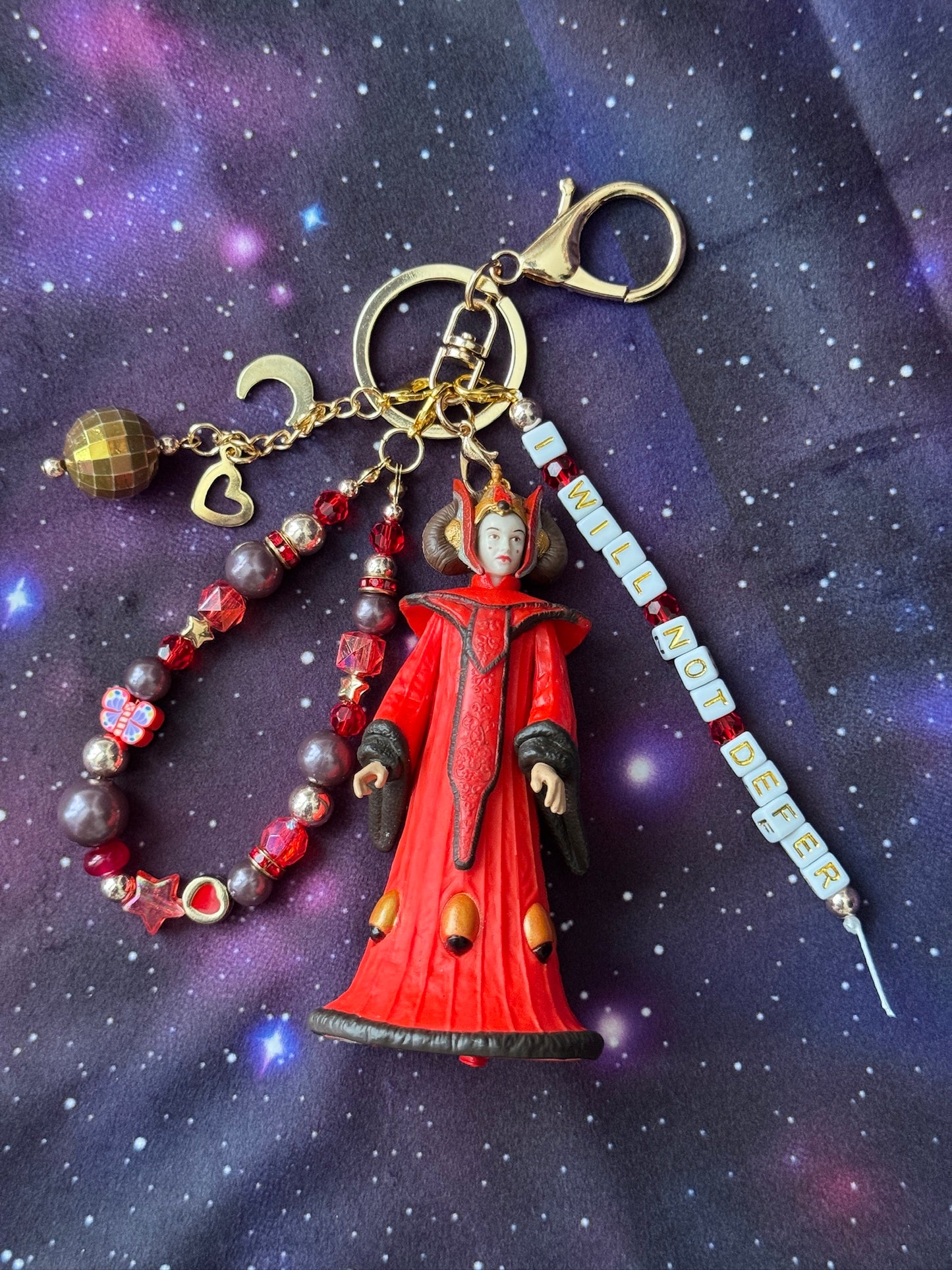 Amidala Bag Charm (Red Throne Gown Edition)