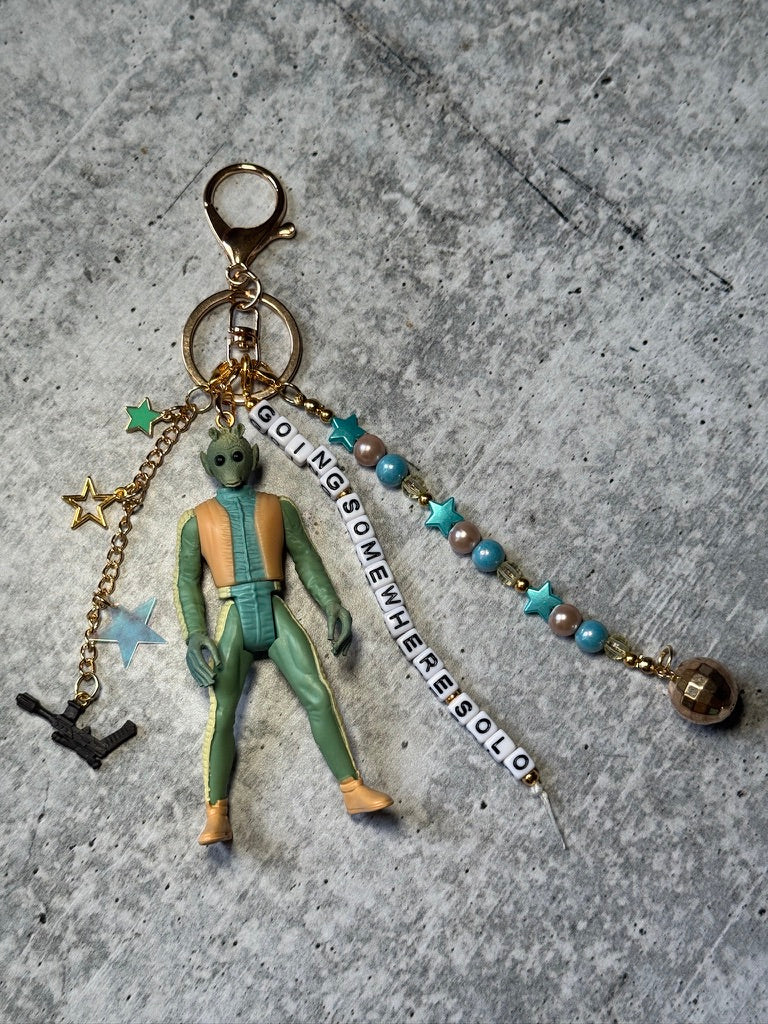 Greedo Inspired Bag Charm