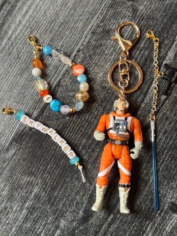 Luke Inspired Bag Charm (X-Wing Pilot Edition)