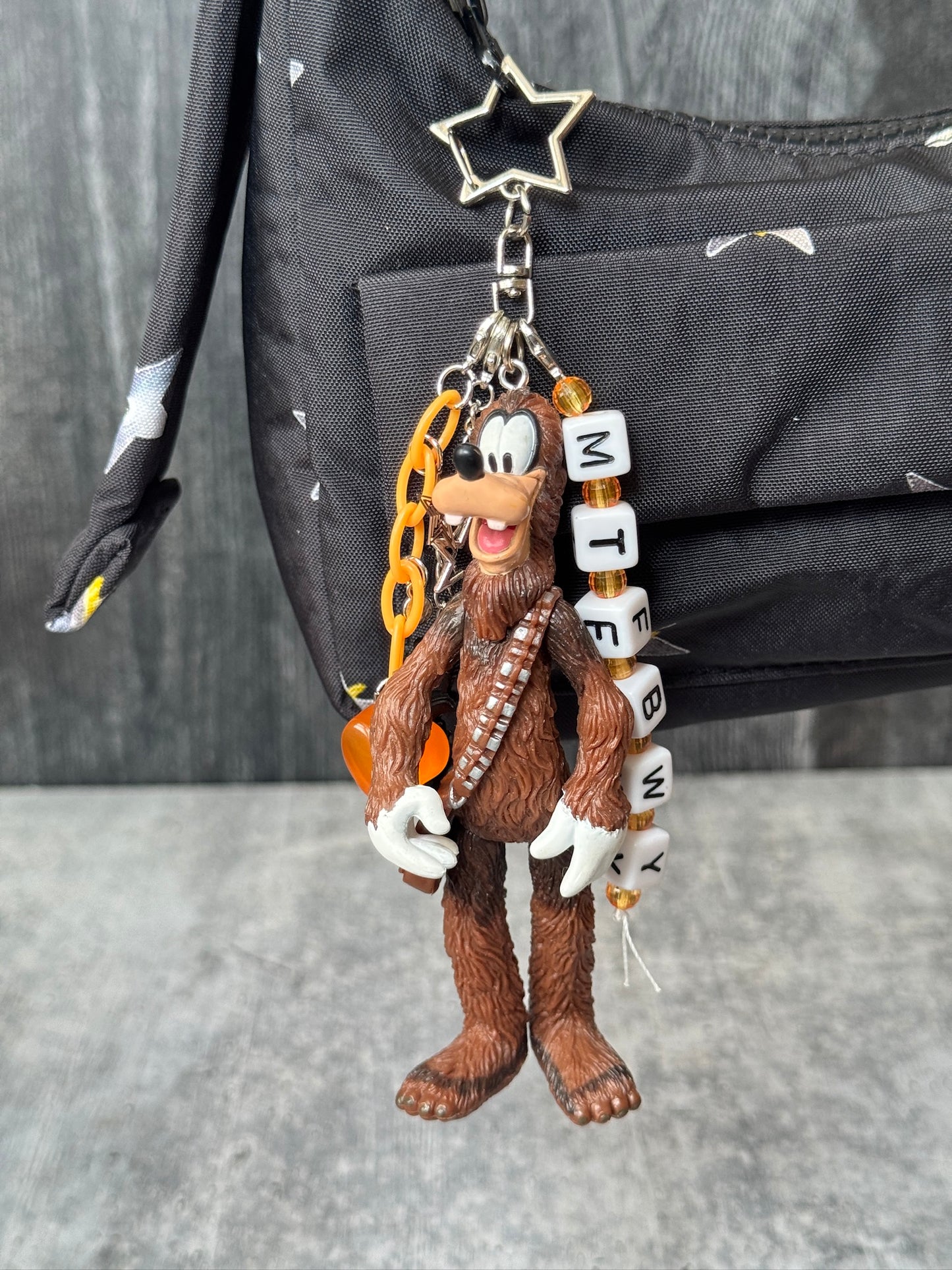 Goofy as Chewbacca Bag Charm