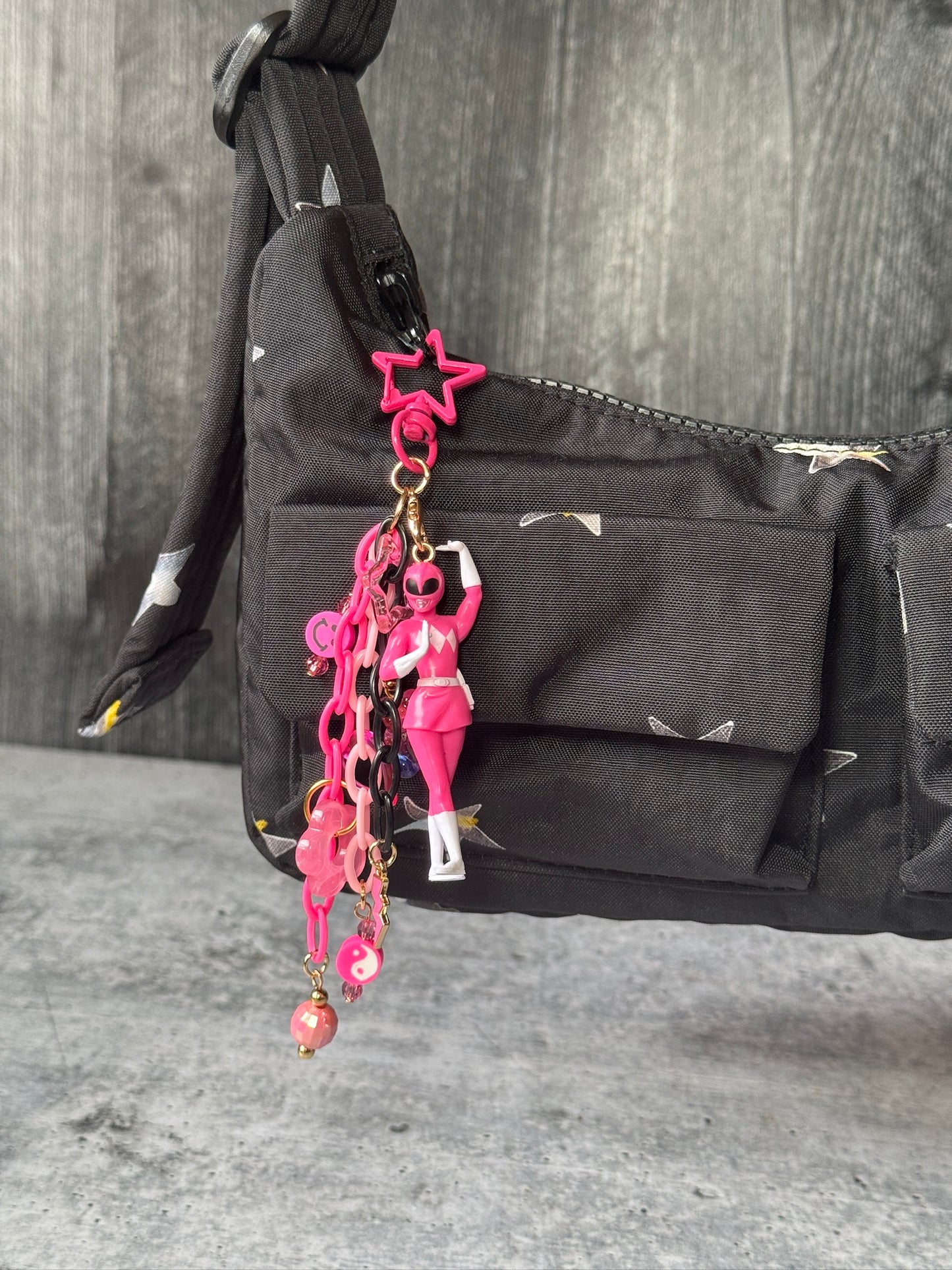 Pink Ranger Bag Charm 03
