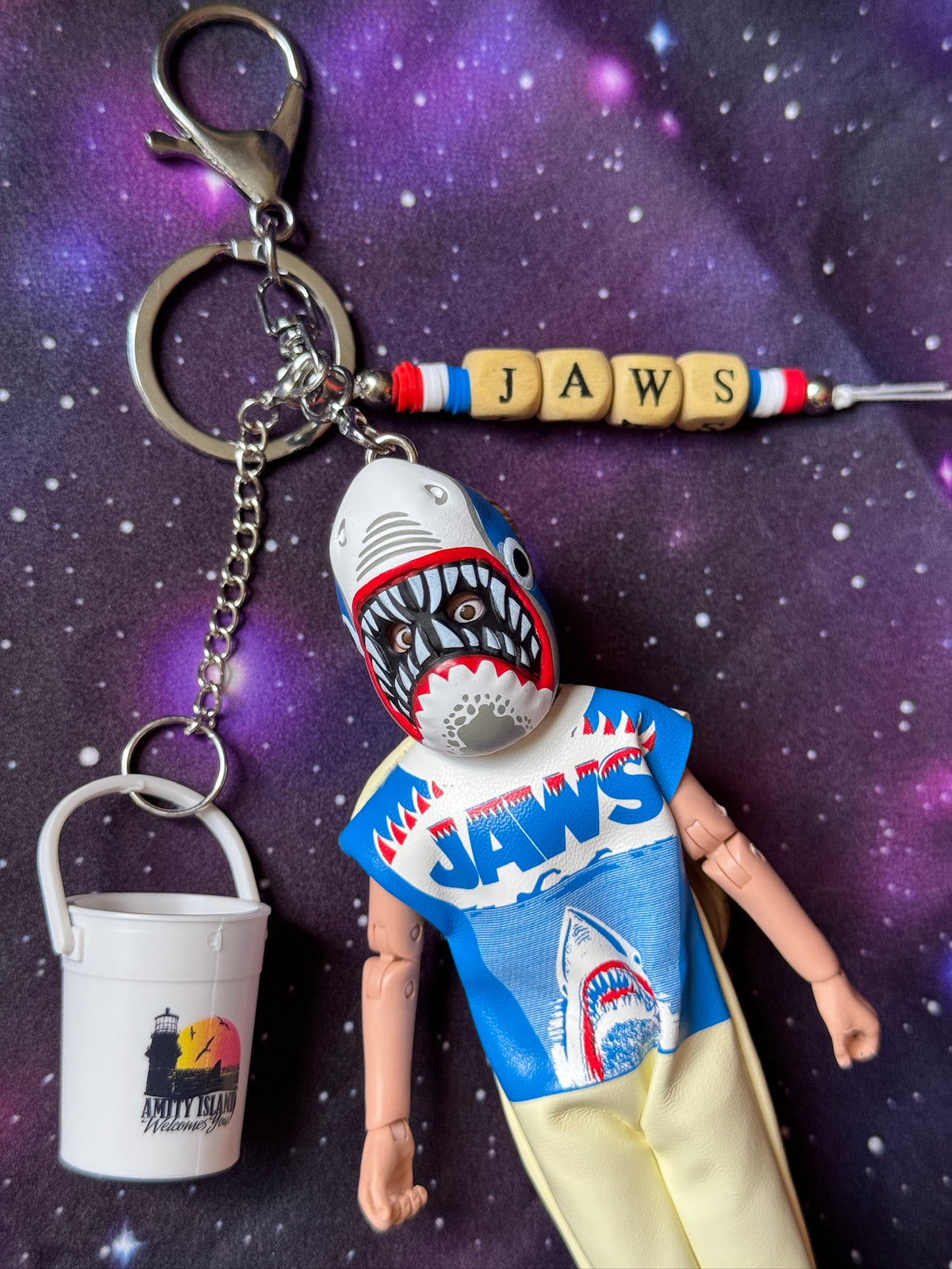 Jaws Inspired Bag Charm
