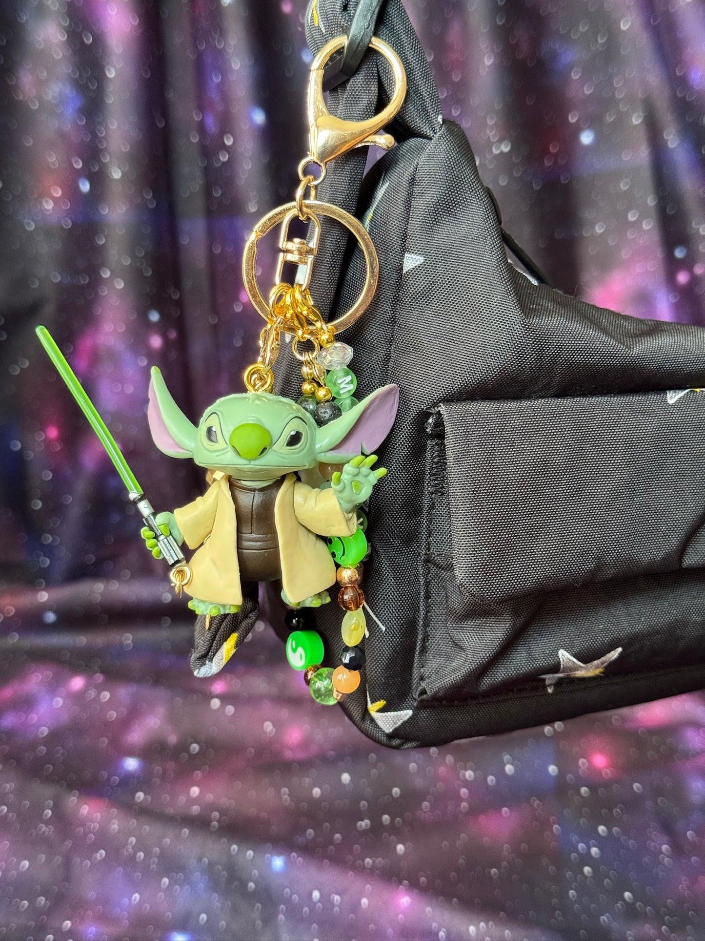 Yoda Stitch Bag Charm