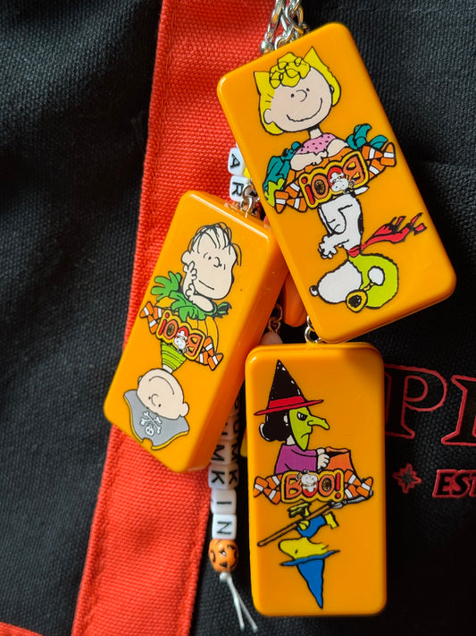 Great Pumpkin Dominoes Bag Charm #1