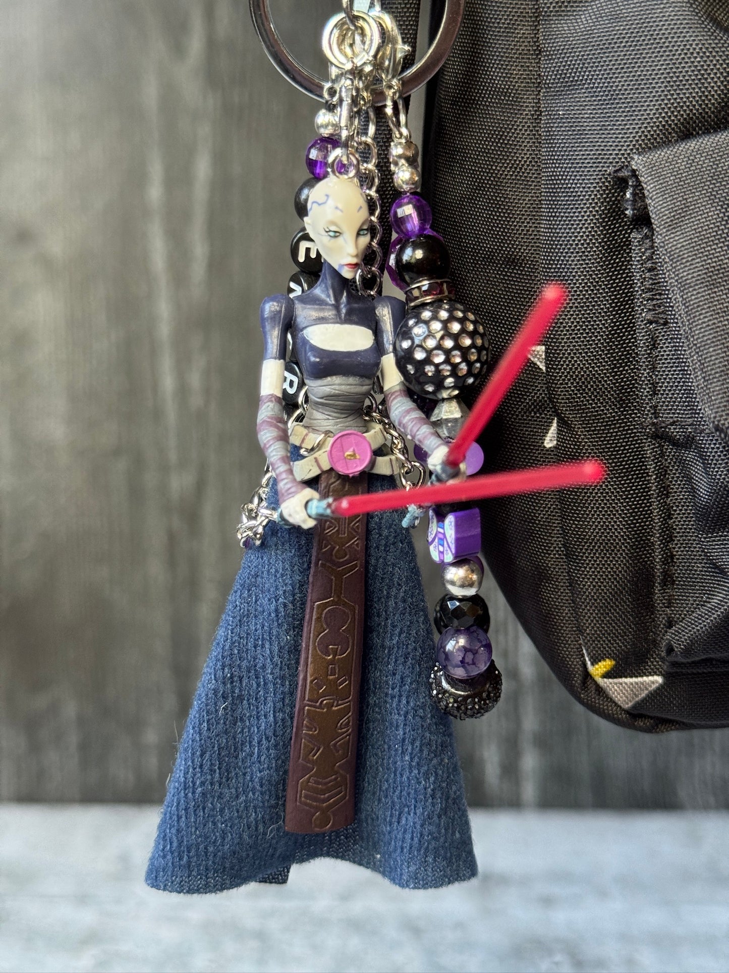 Ventress-inspired Bag Charm