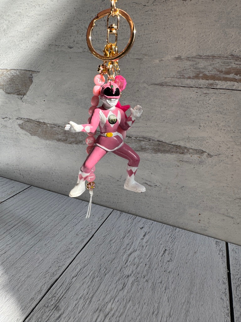 Pink Ranger Bag Charm 02