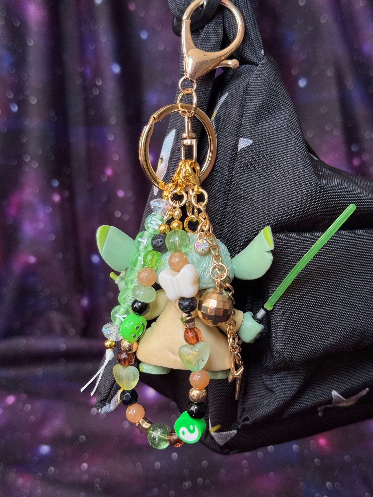 Yoda Stitch Bag Charm