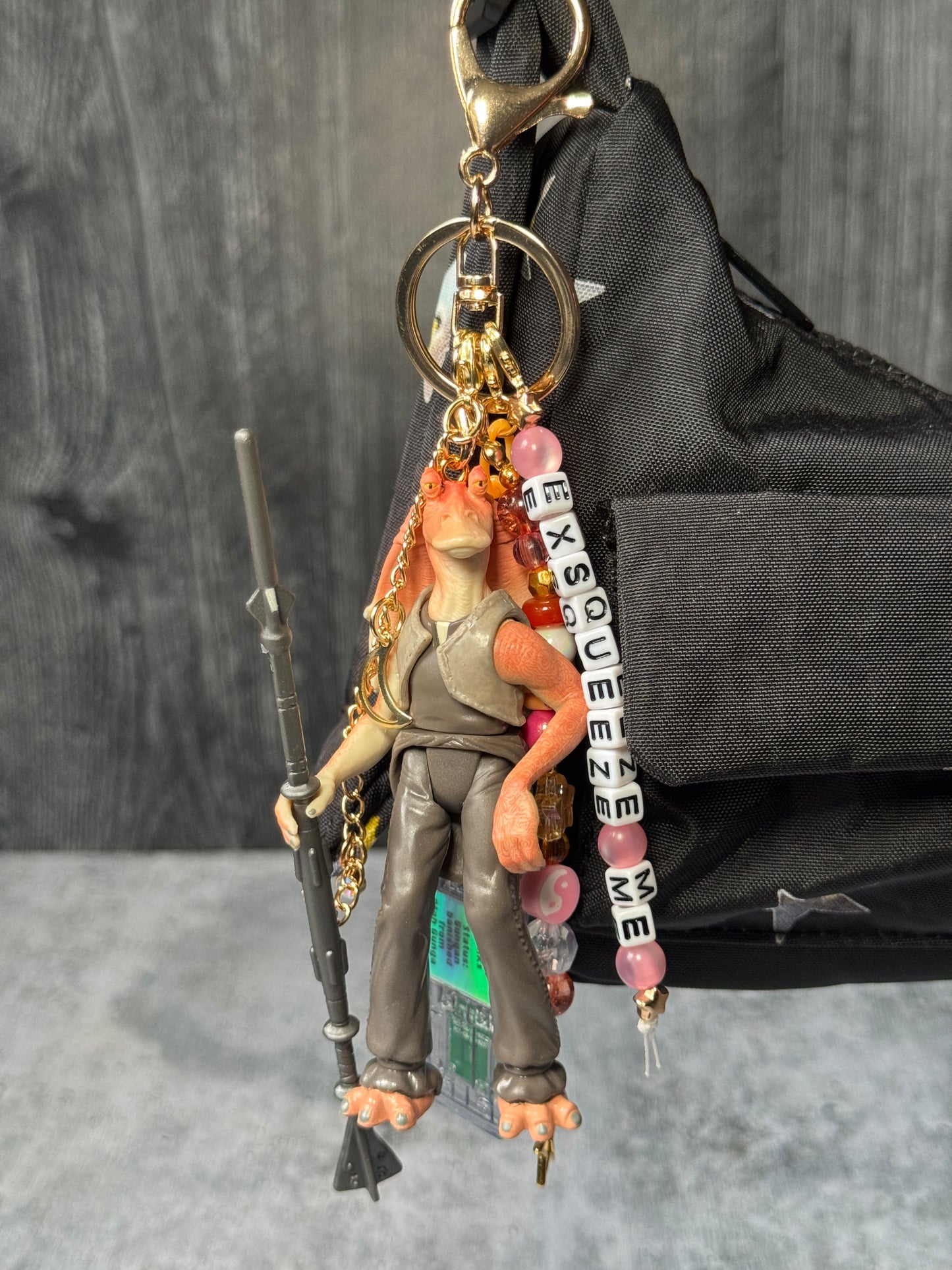Jar Jar Inspired Bag Charm