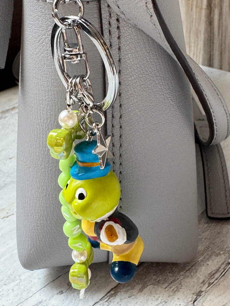 Jiminy Cricket Bag Charm