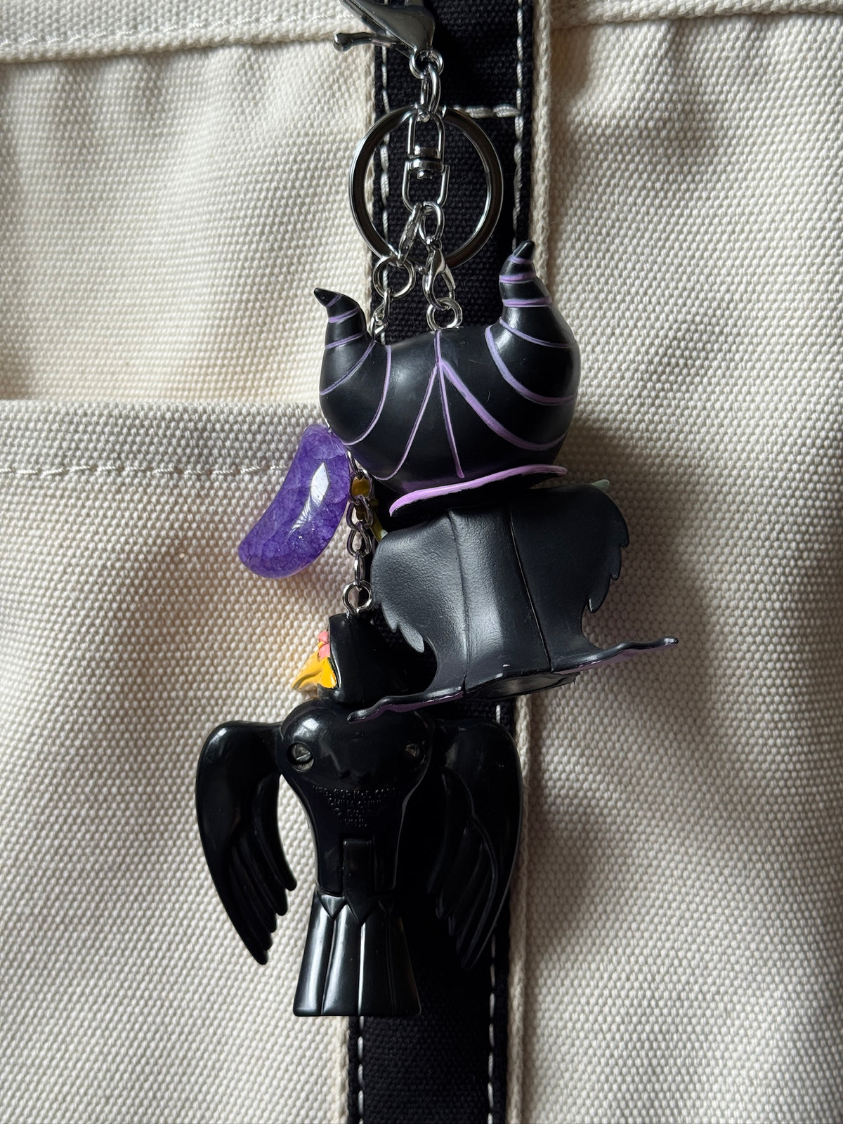 Maleficent and Diablo Bag Charm