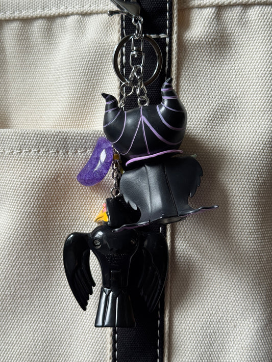 Maleficent and Diablo Bag Charm