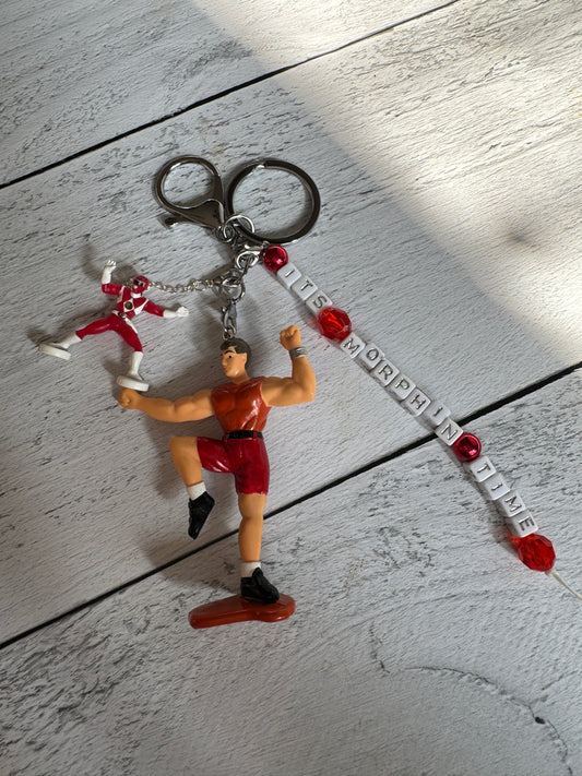 Red Ranger Bag Charm 01