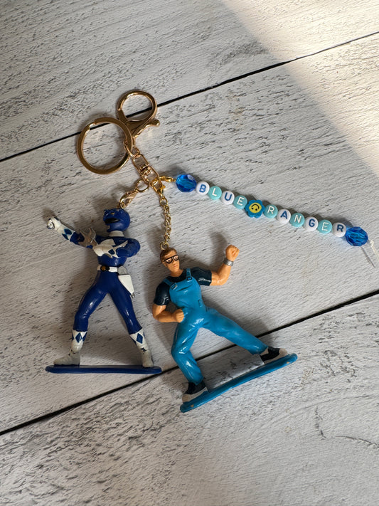 Blue Ranger Bag Charm 01